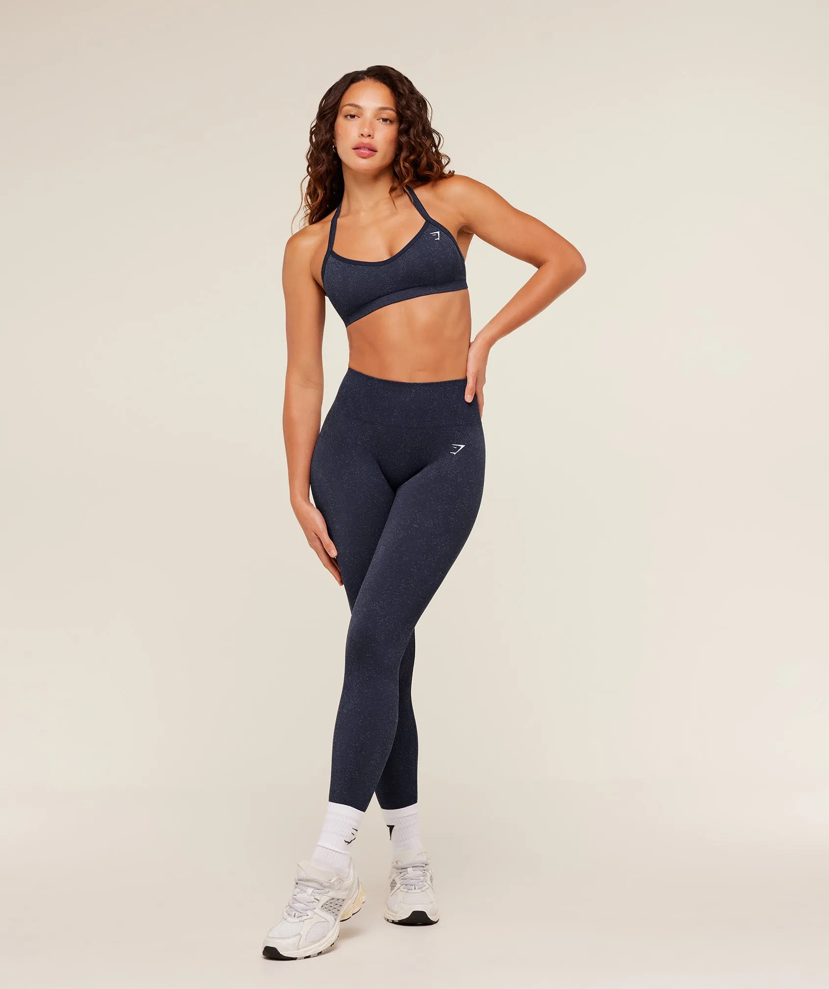 Gymshark Adapt Fleck x Whitney Leggings - Heavy Blue/Iron Blue sold by Gymshark product image thumbnail 4
