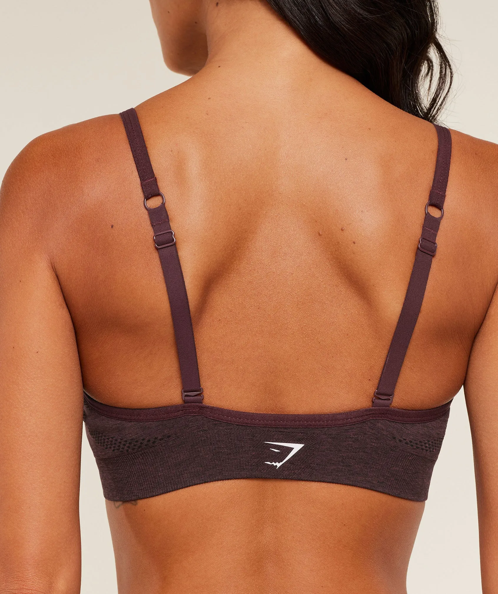 Gymshark Vital Sports Bra - Rich Maroon/Marl sold by Gymshark product image thumbnail 5