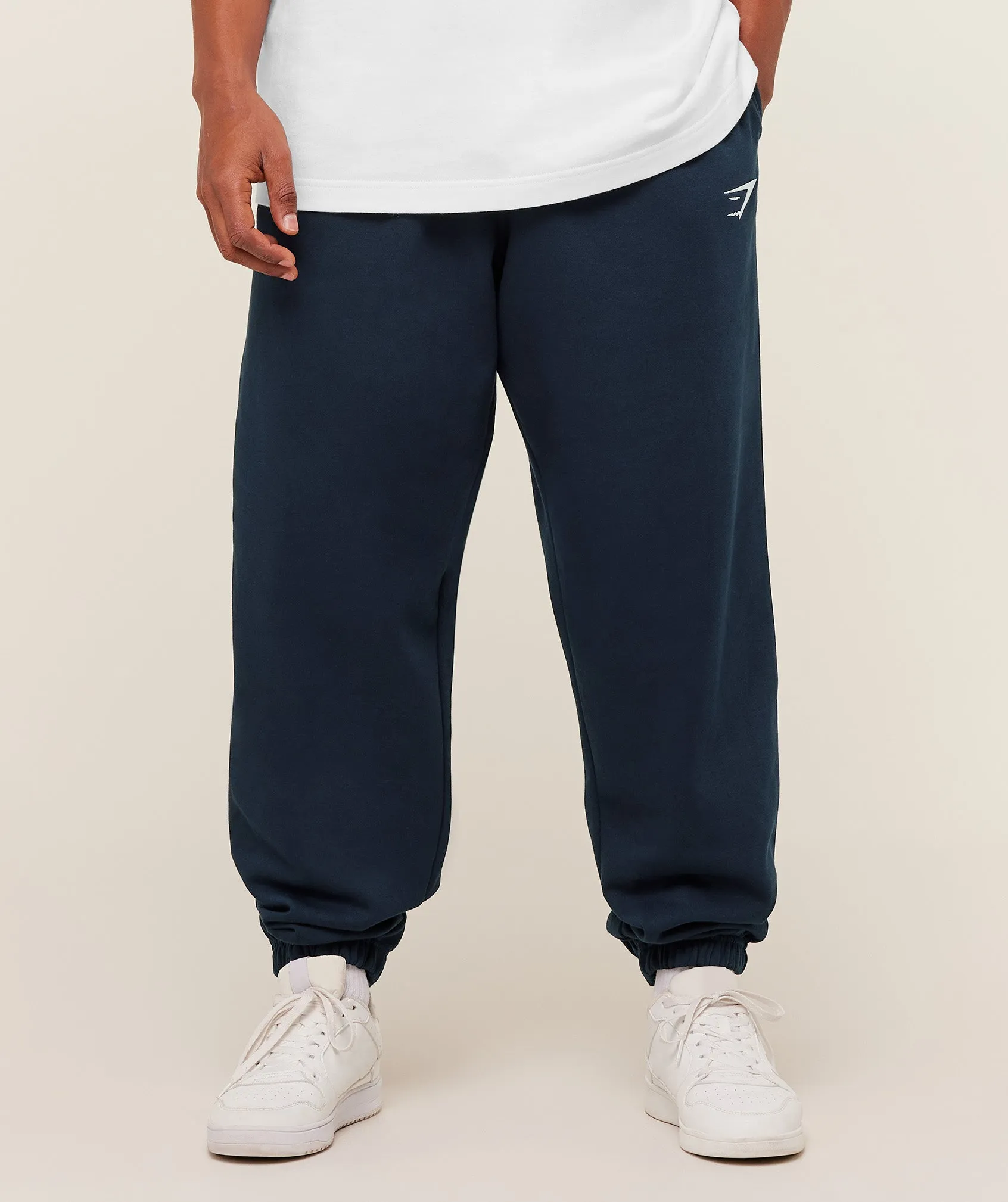 Gymshark Crest Oversized Joggers - GS Navy sold by Gymshark