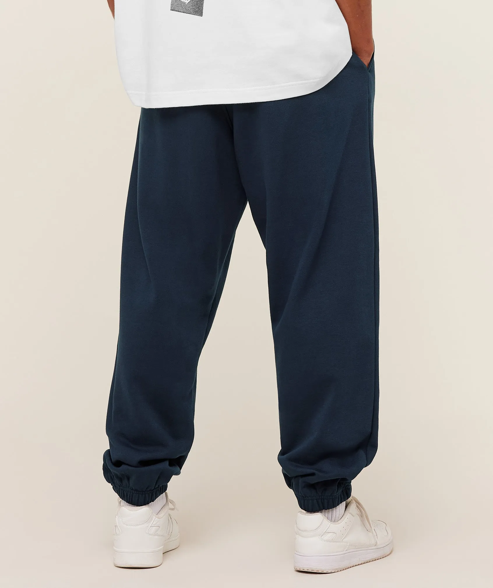 Gymshark Crest Oversized Joggers - GS Navy sold by Gymshark product image thumbnail 2