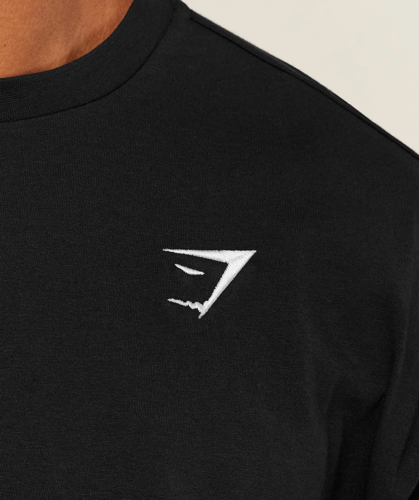 Gymshark Crest Oversized T-Shirt - GS Black sold by Gymshark product image thumbnail 5