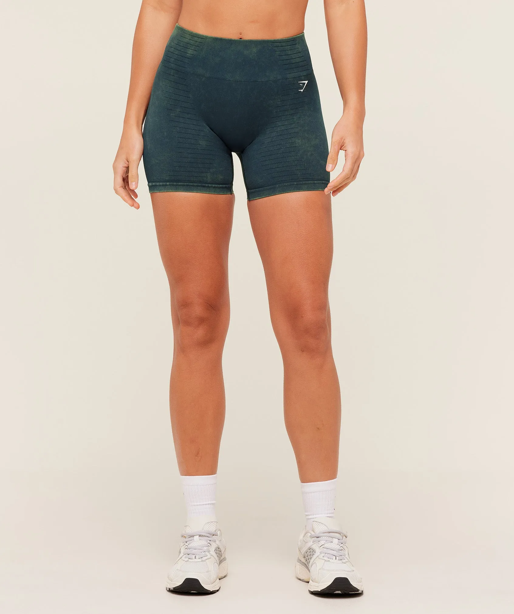 Gymshark Steel Seamless Shorts - Deep Petrol Blue sold by Gymshark