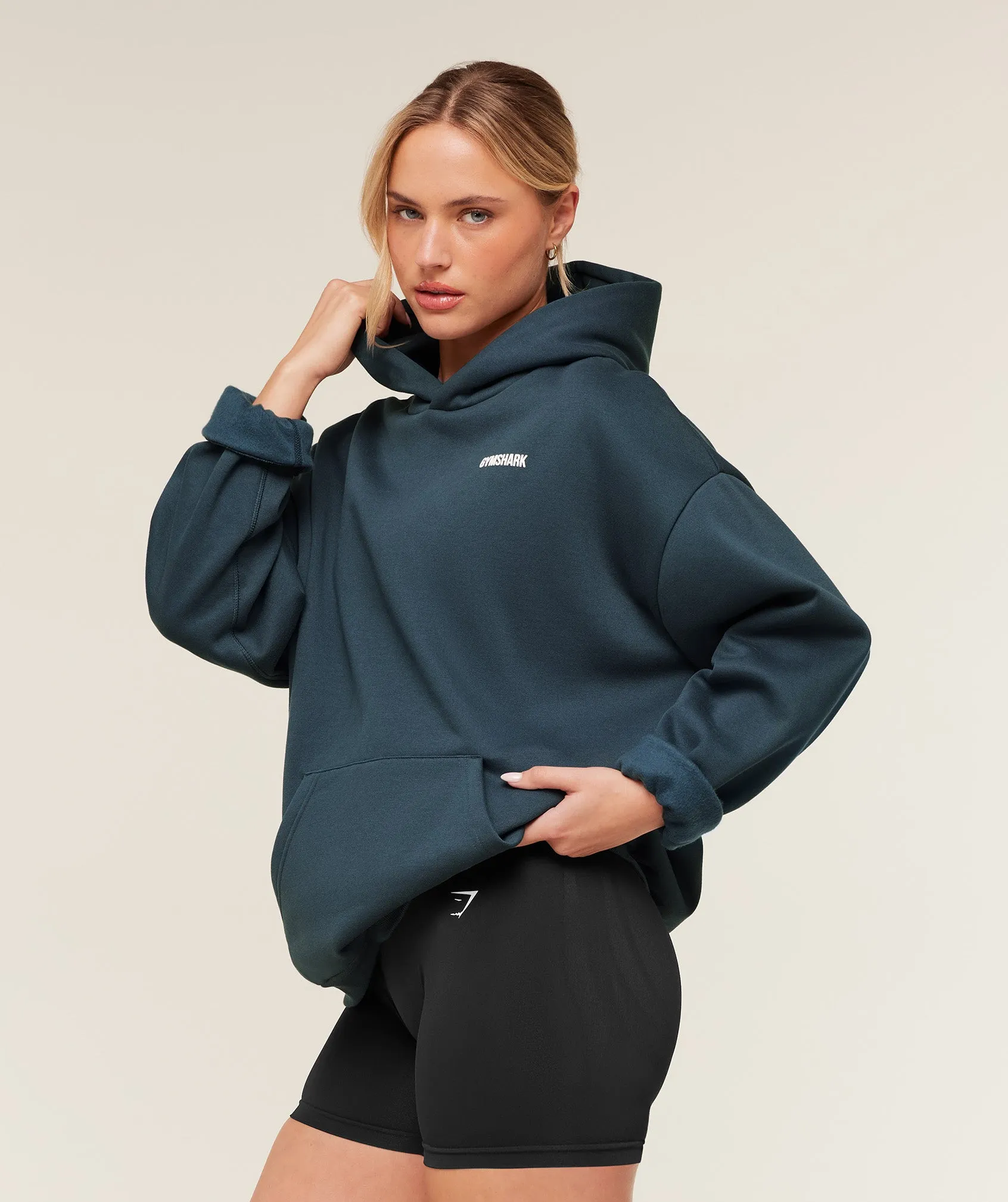 Gymshark Cosy Luxe Hoodie - GS Stealth Blue sold by Gymshark product image thumbnail 3