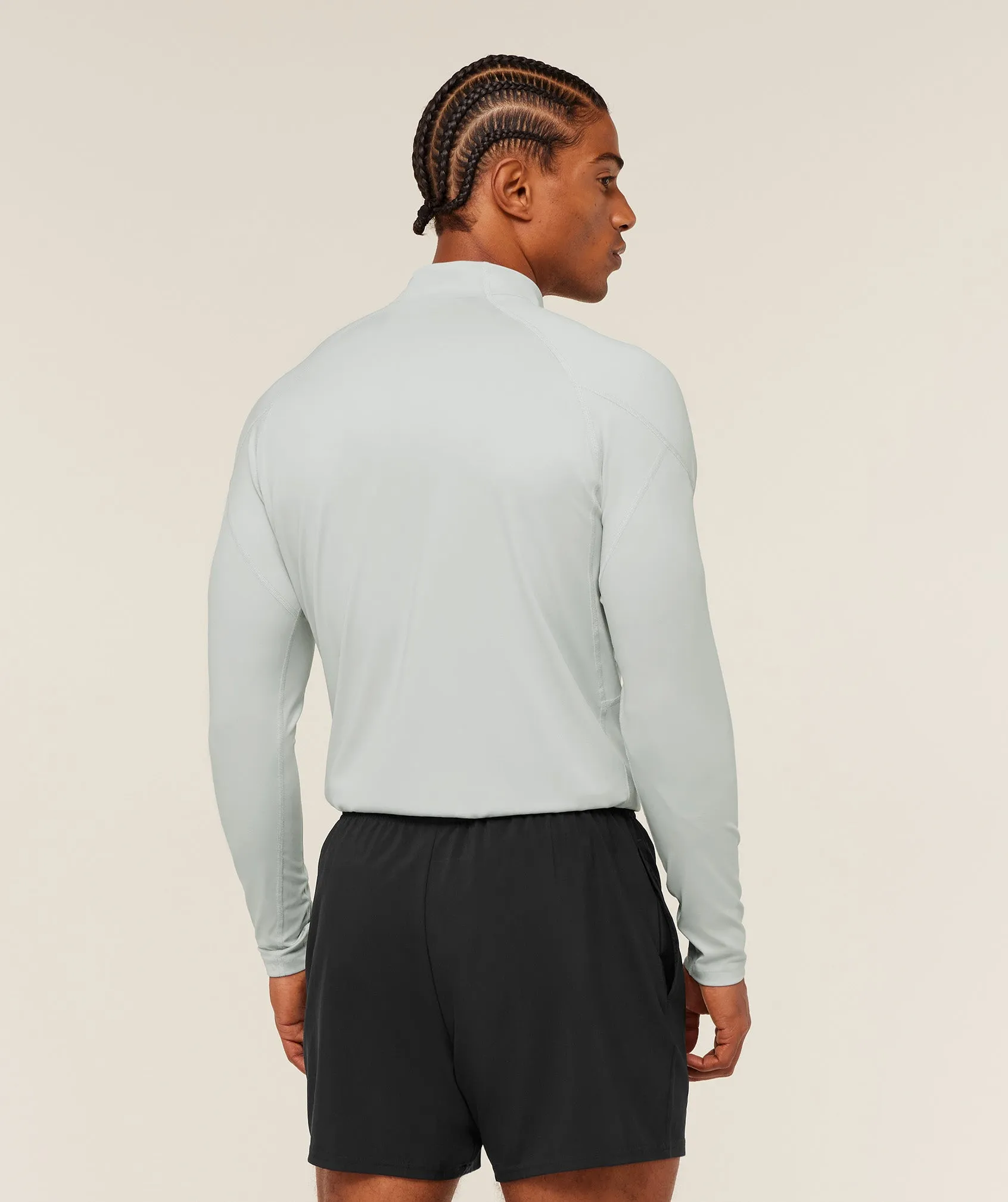 Gymshark Performance 1/4 Zip - Light Grey sold by Gymshark product image thumbnail 2
