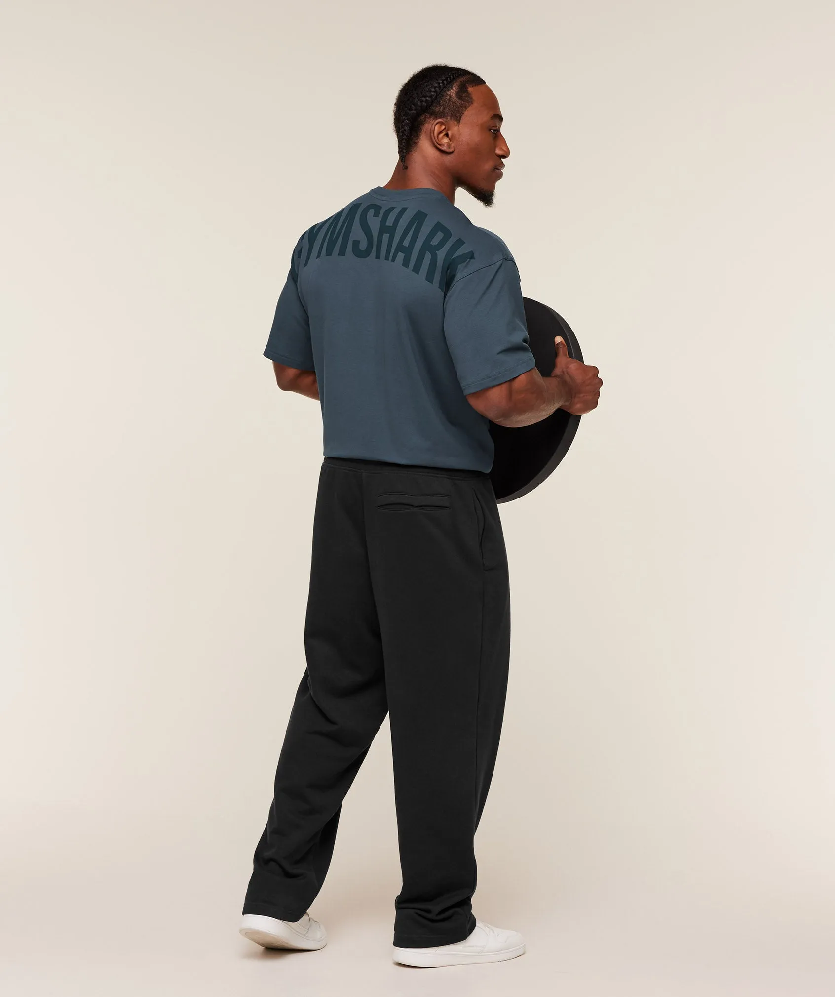 Gymshark Power T-Shirt - GS Stealth Blue sold by Gymshark product image thumbnail 4