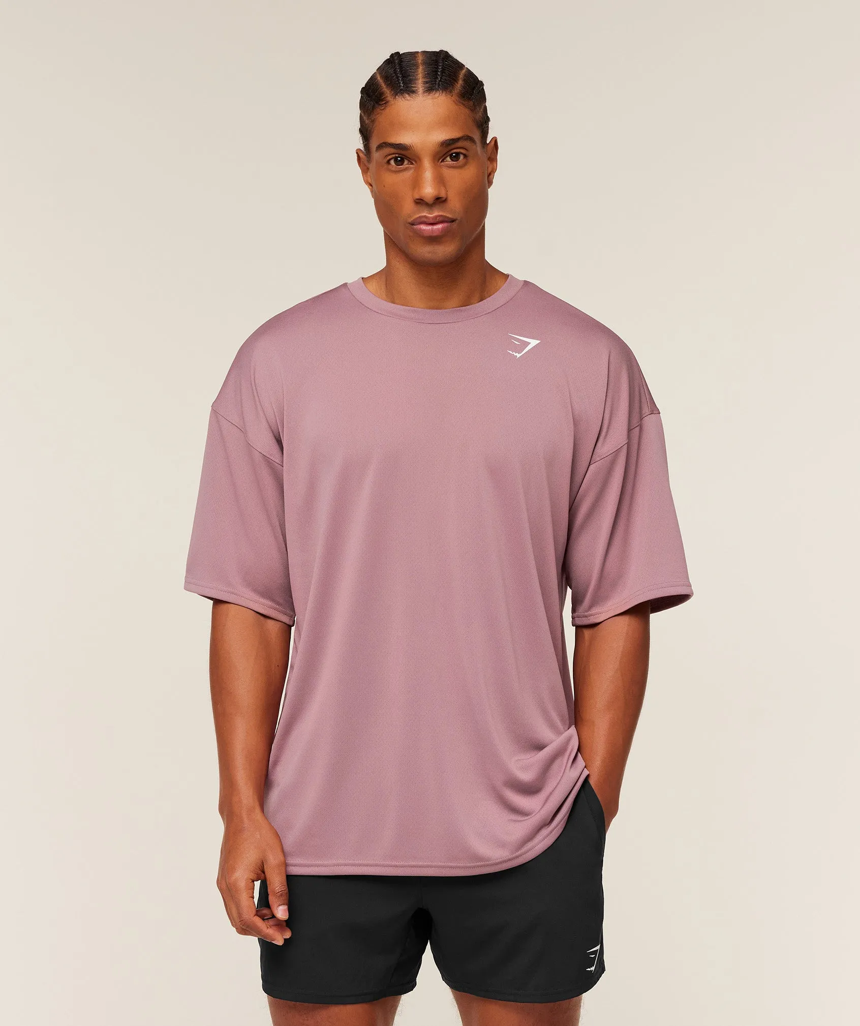 Gymshark Arrival Oversized T-Shirt - Calm Pink sold by Gymshark product image thumbnail 5
