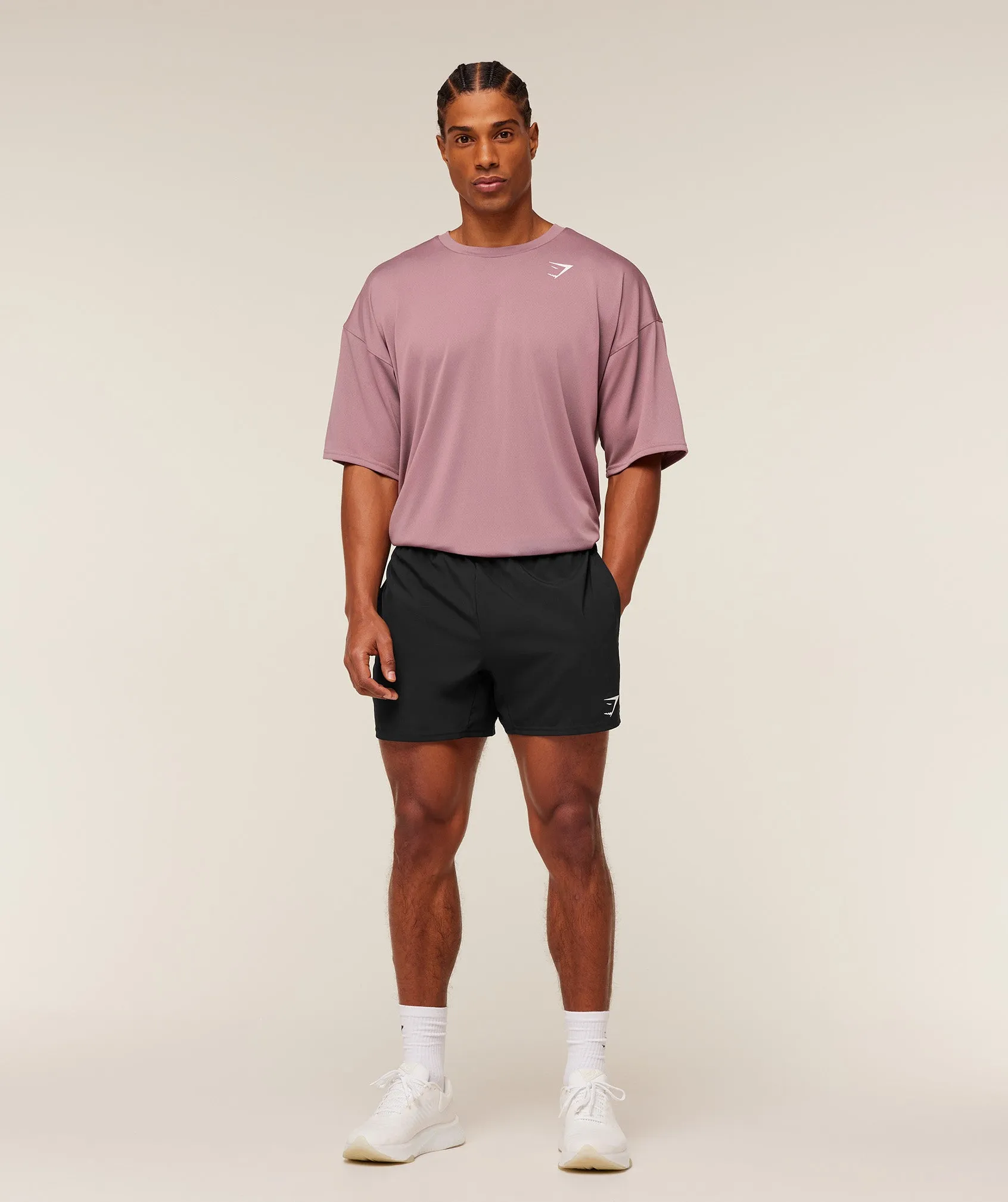 Gymshark Arrival Oversized T-Shirt - Calm Pink sold by Gymshark product image thumbnail 4