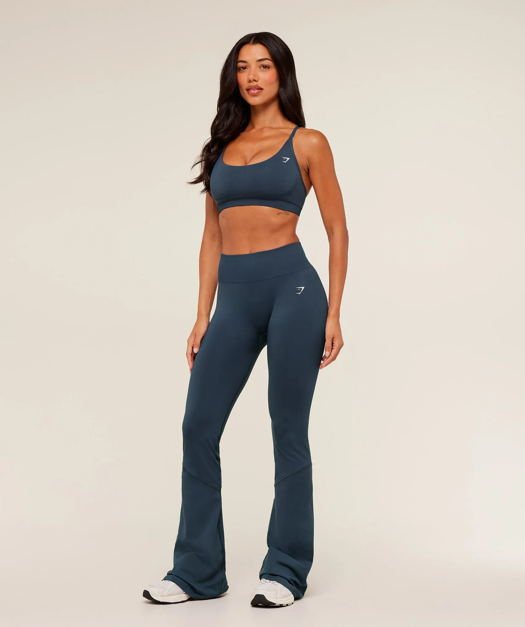 Gymshark Everyday Seamless Racerback Sports Bra - GS Stealth Blue sold by Gymshark product image thumbnail 4