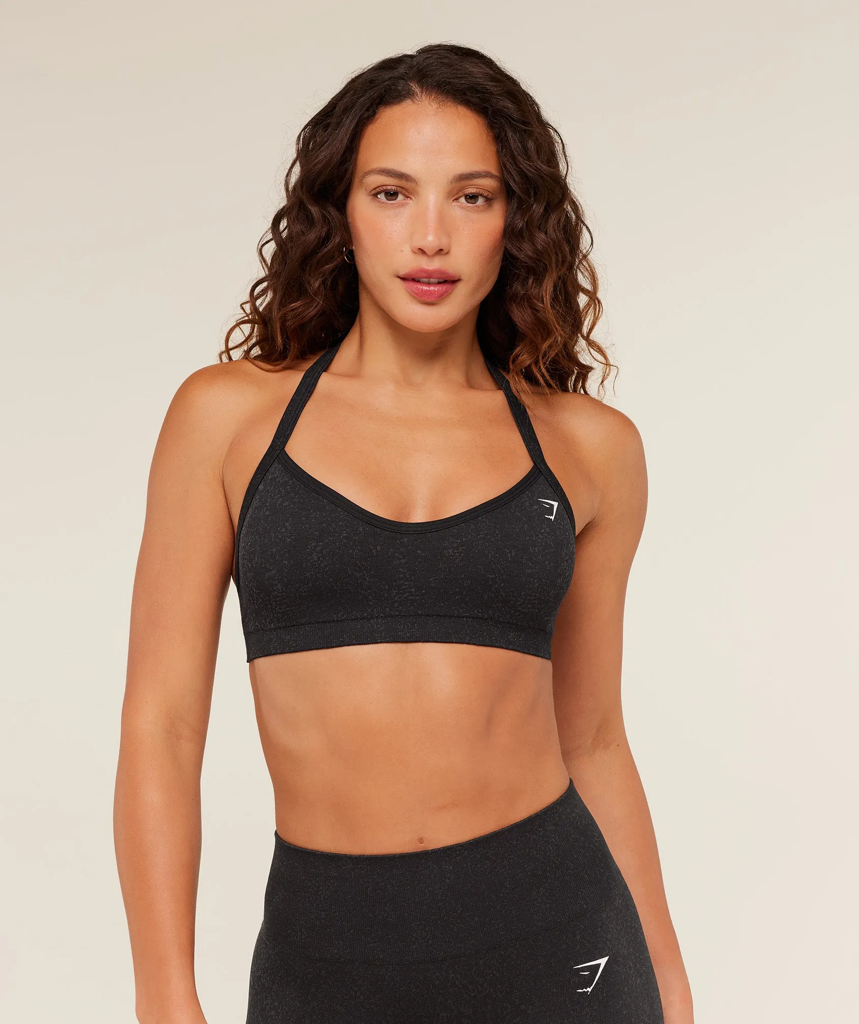 Gymshark Adapt Fleck Sports Bra - Mineral | Black sold by Gymshark