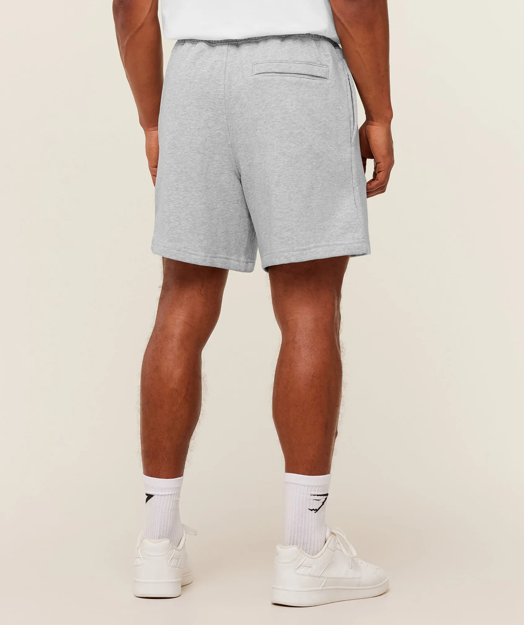 Gymshark Crest Shorts - Light Grey Core Marl sold by Gymshark product image thumbnail 2