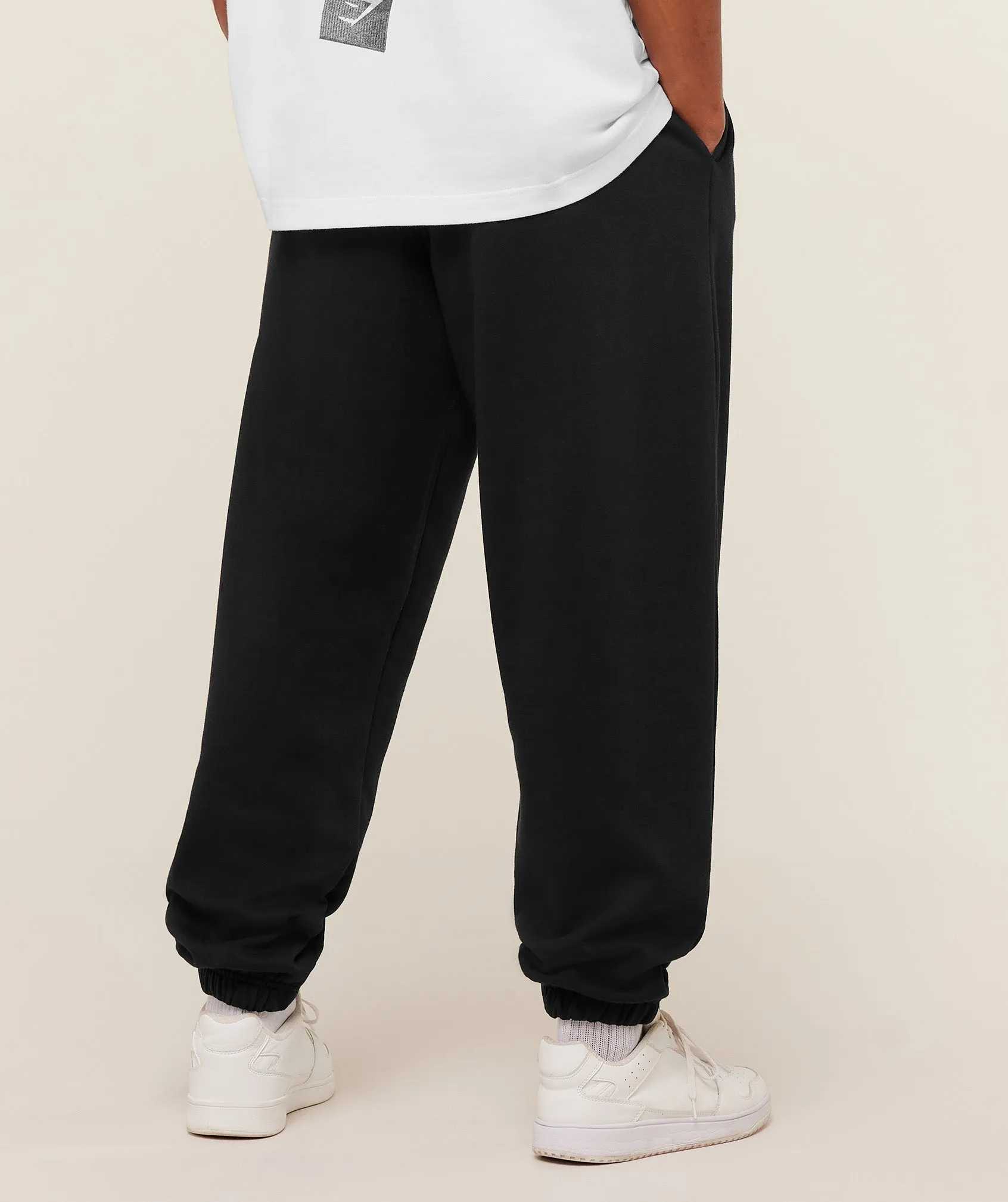Gymshark Crest Oversized Joggers - GS Black sold by Gymshark product image thumbnail 2