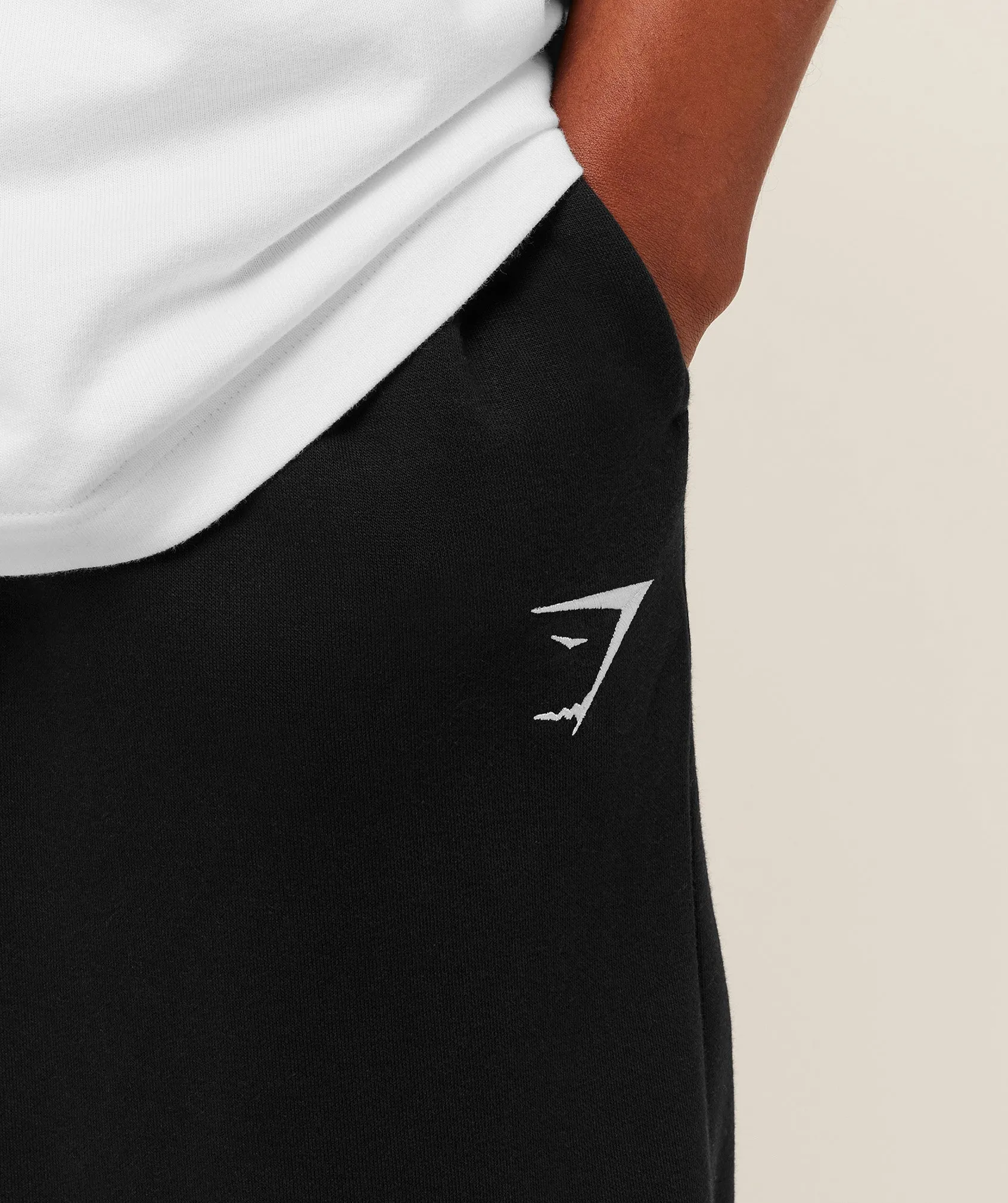 Gymshark Crest Oversized Joggers - GS Black sold by Gymshark product image thumbnail 5