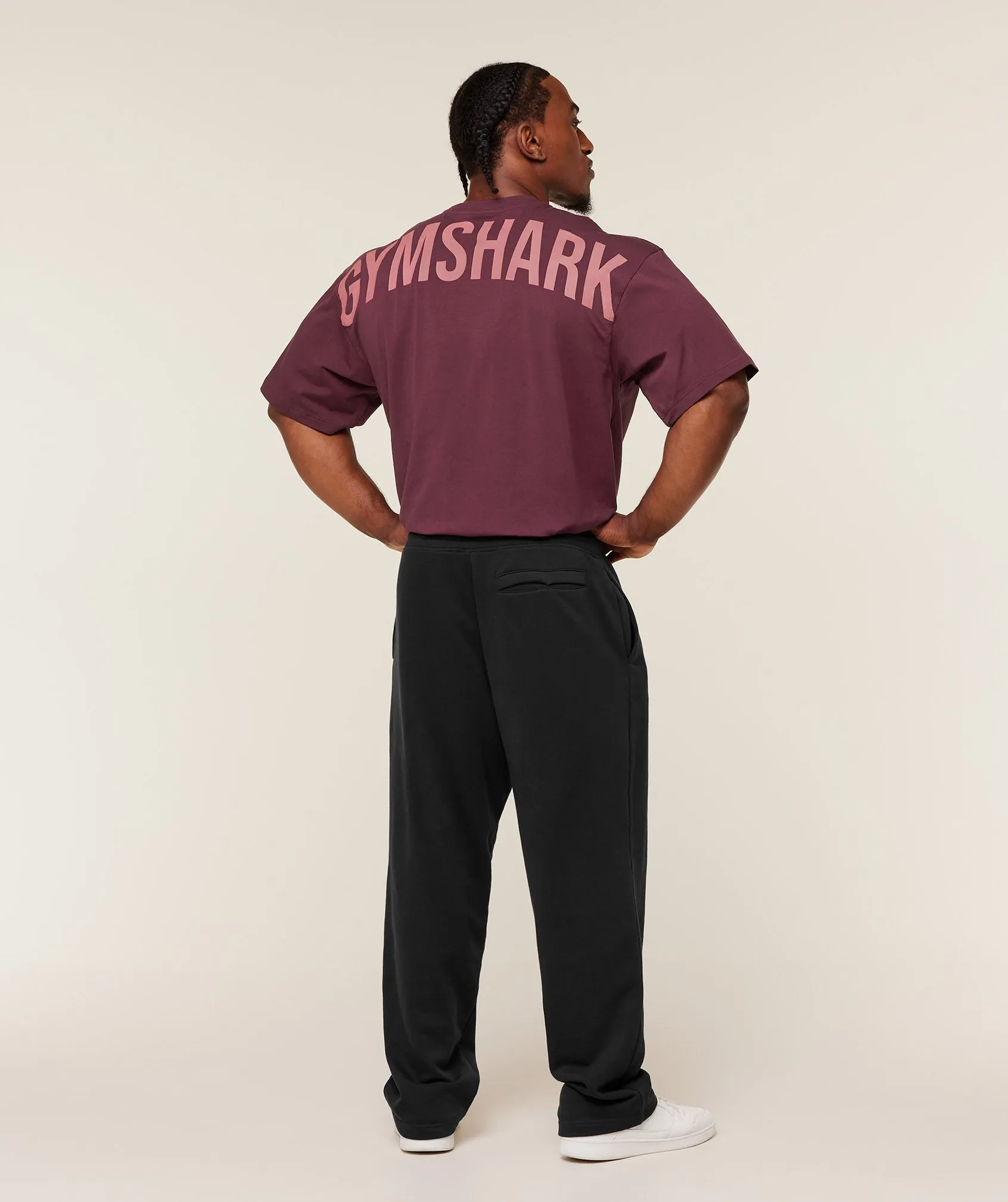 Gymshark Power T-Shirt - GS Impact Burgundy sold by Gymshark product image thumbnail 4