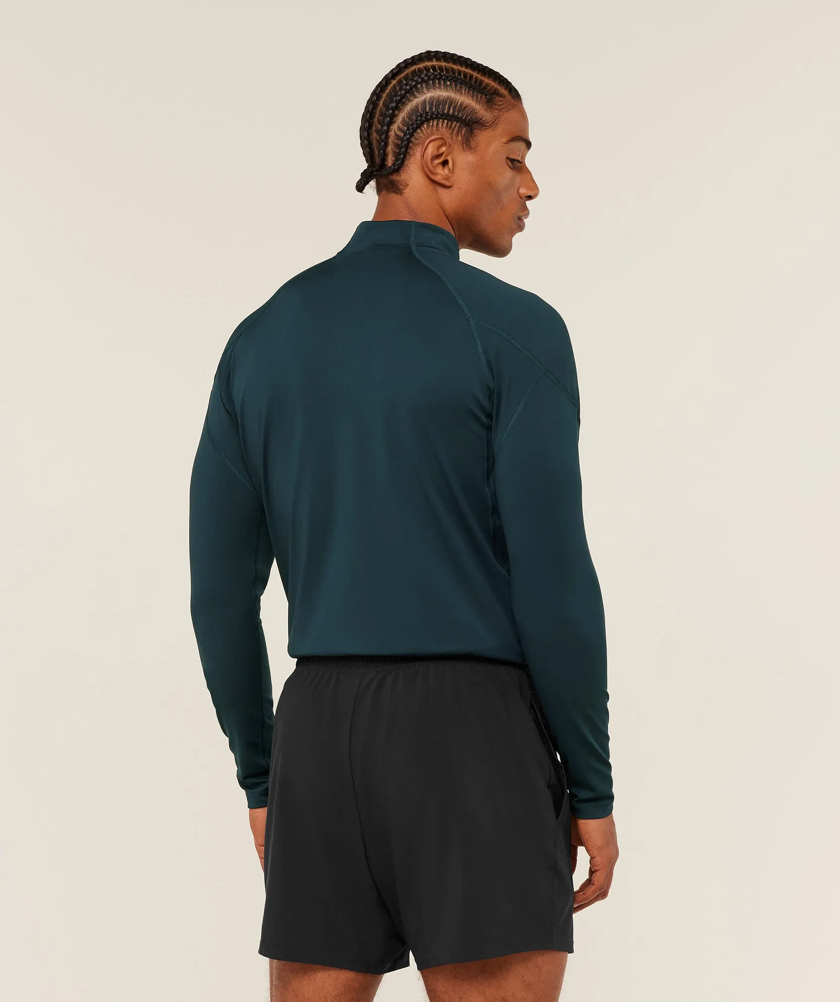 Gymshark Performance 1/4 Zip - Deep Petrol Blue sold by Gymshark product image thumbnail 2
