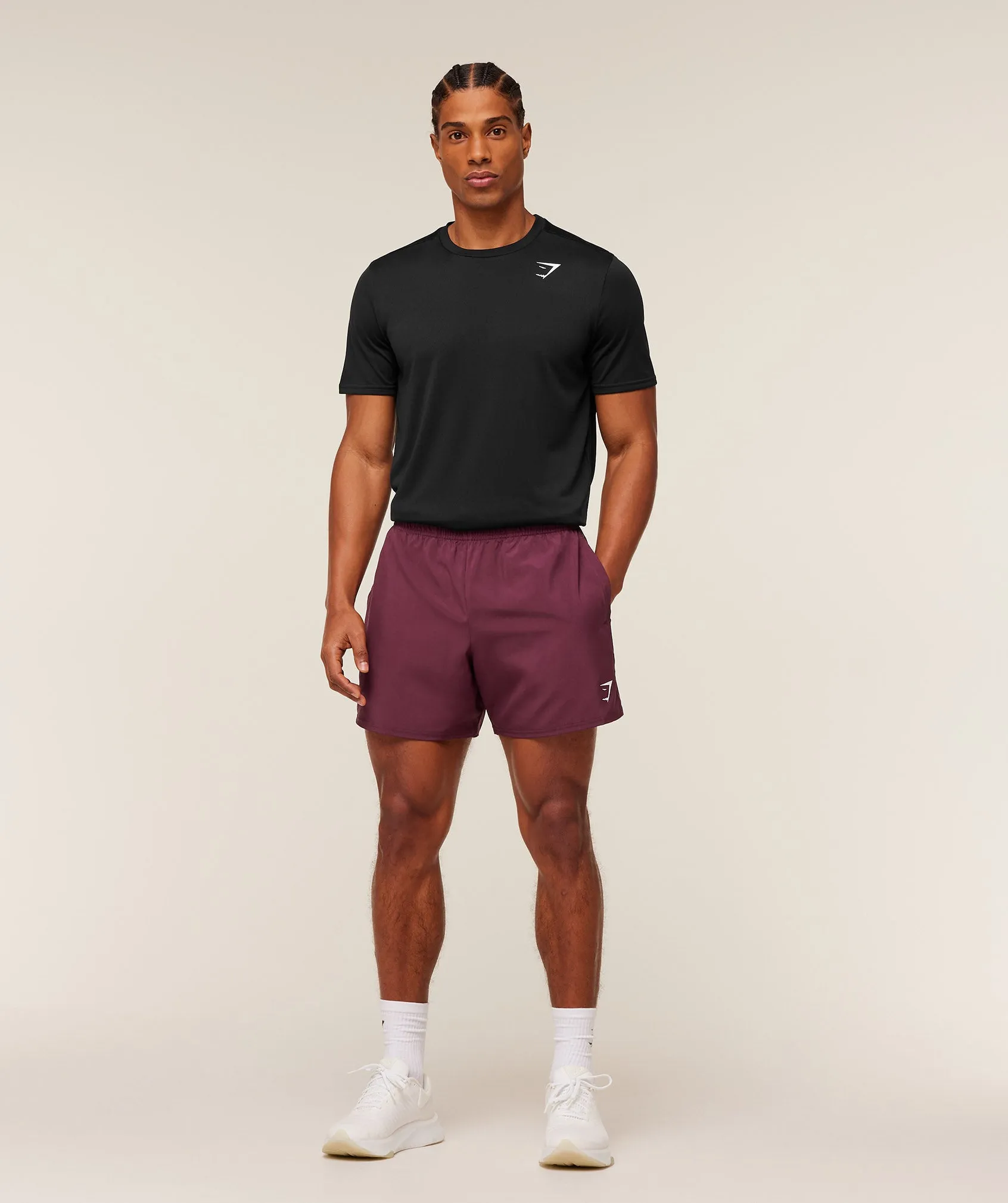 Gymshark Arrival 5" Shorts - GS Impact Burgundy sold by Gymshark product image thumbnail 4