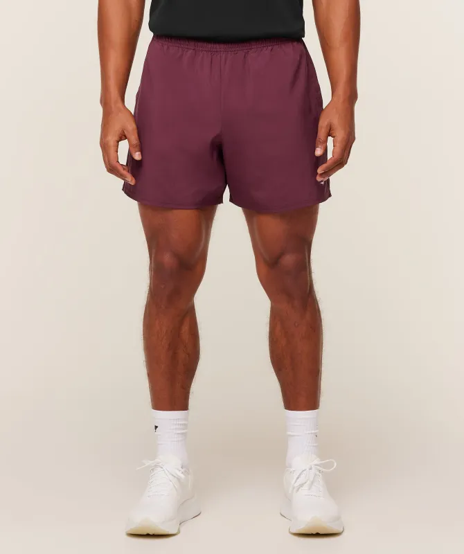 Gymshark Arrival 5" Shorts - GS Impact Burgundy sold by Gymshark