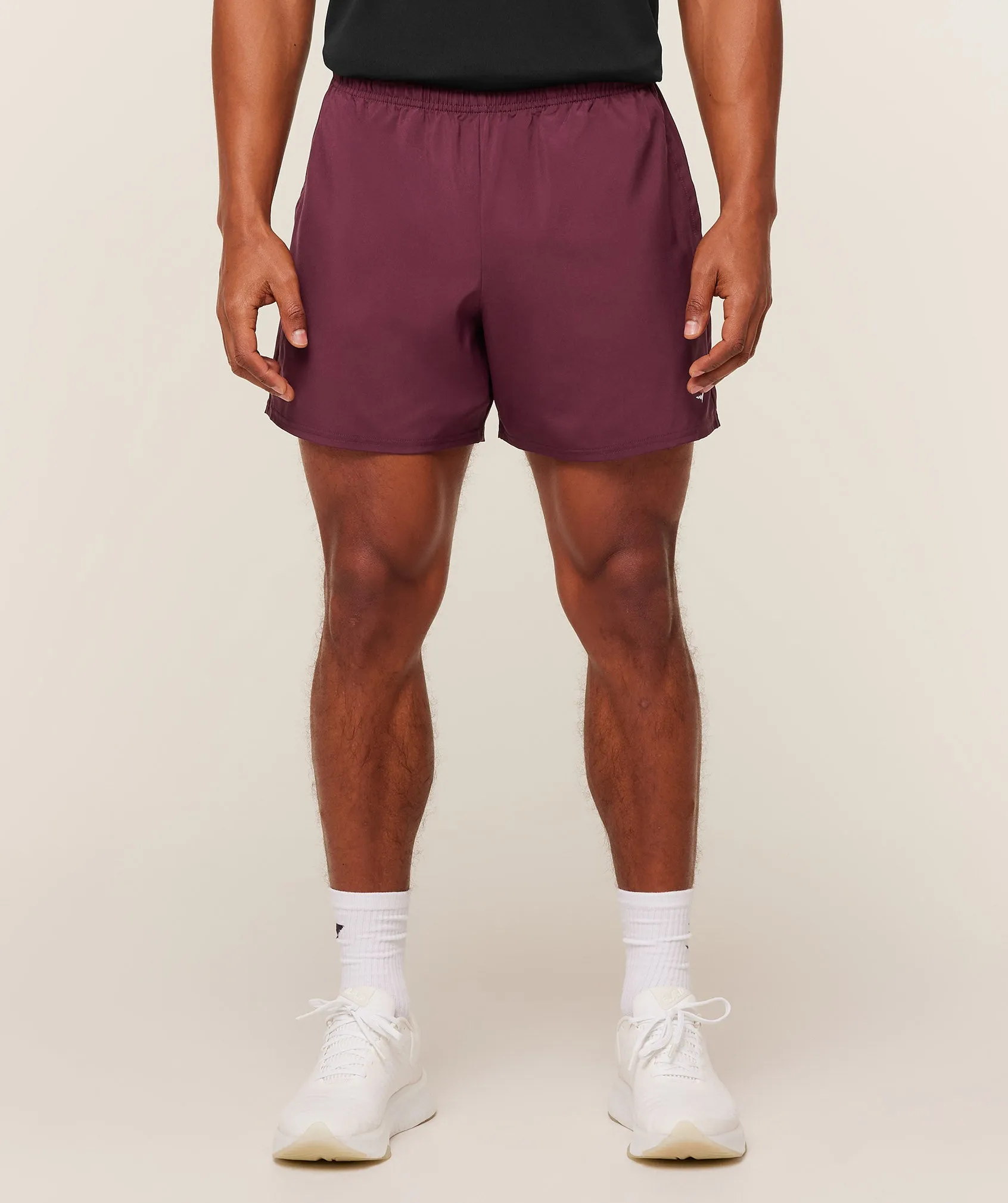 Gymshark Arrival 5" Shorts - GS Impact Burgundy sold by Gymshark