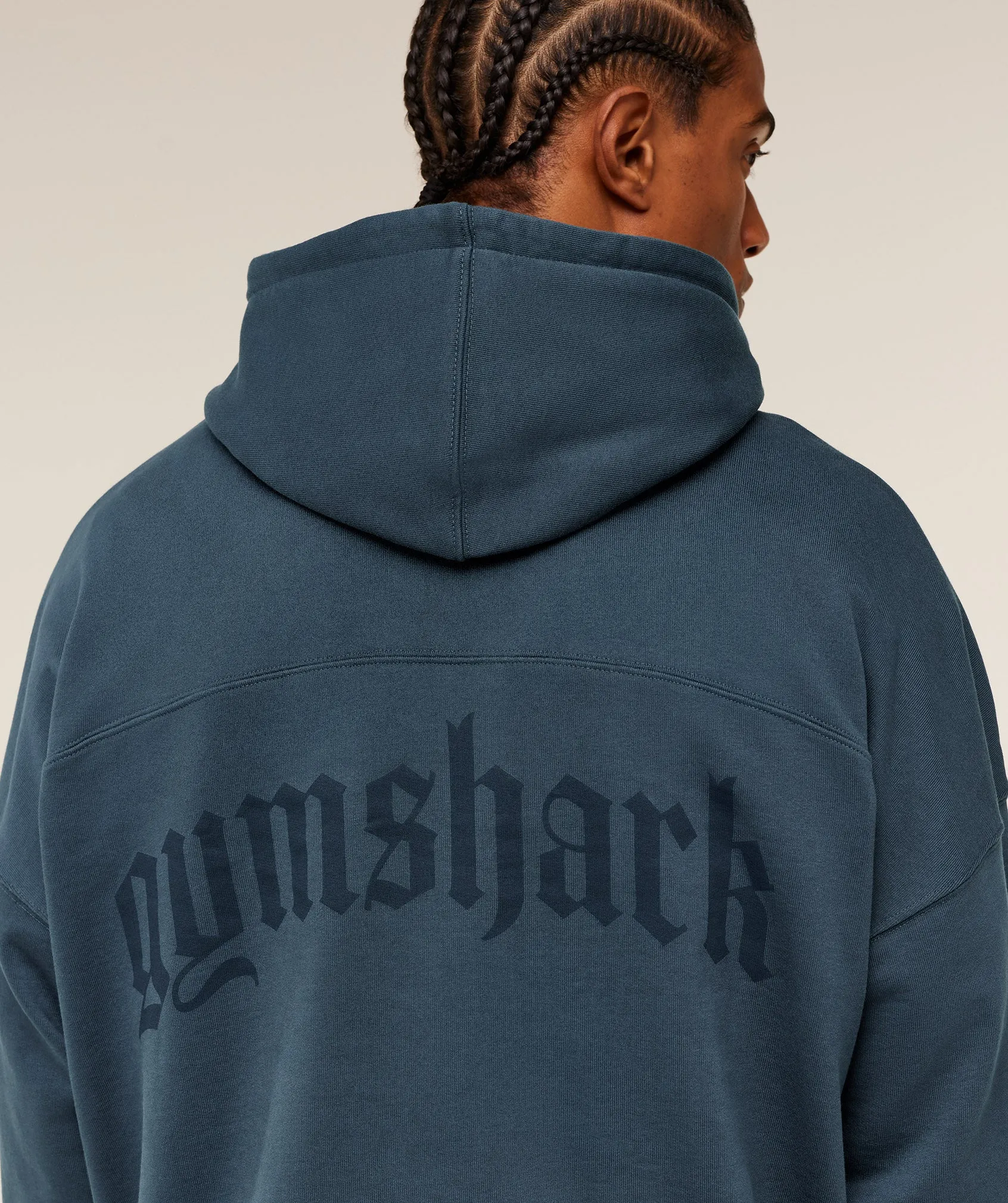 Gymshark Olde English Hoodie - GS Stealth Blue sold by Gymshark product image thumbnail 5