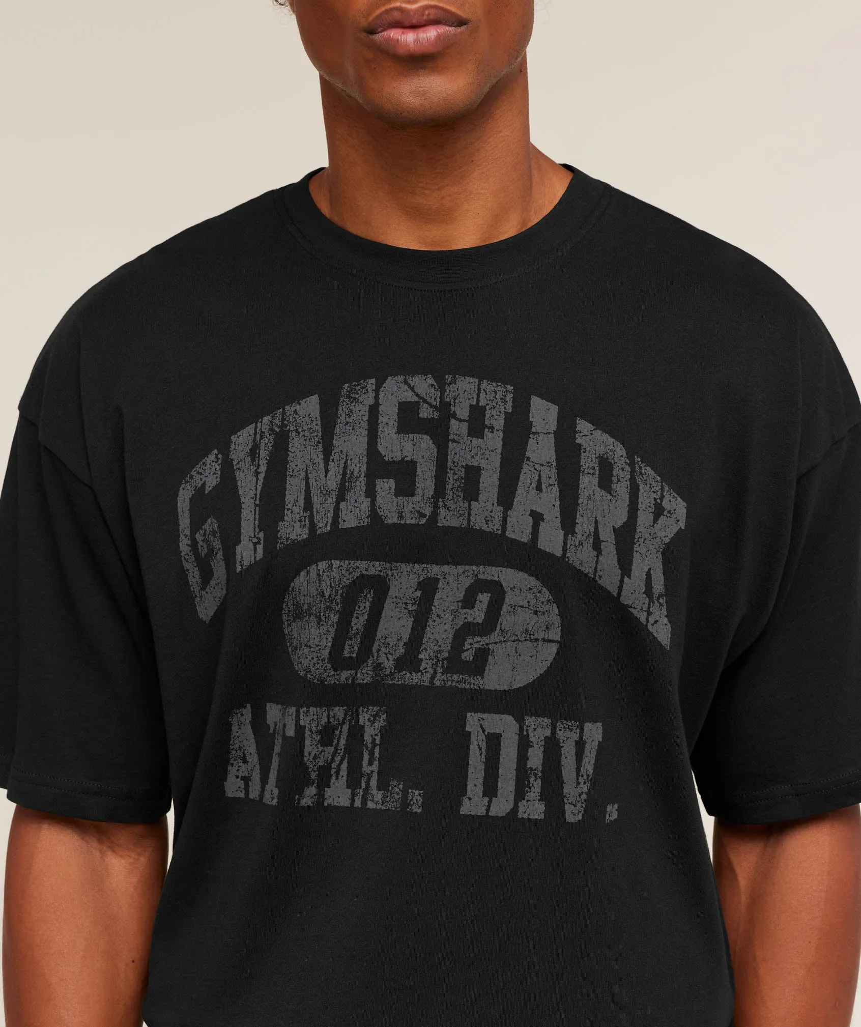 Gymshark Athletic Division Graphic T-Shirt - GS Black sold by Gymshark product image thumbnail 5