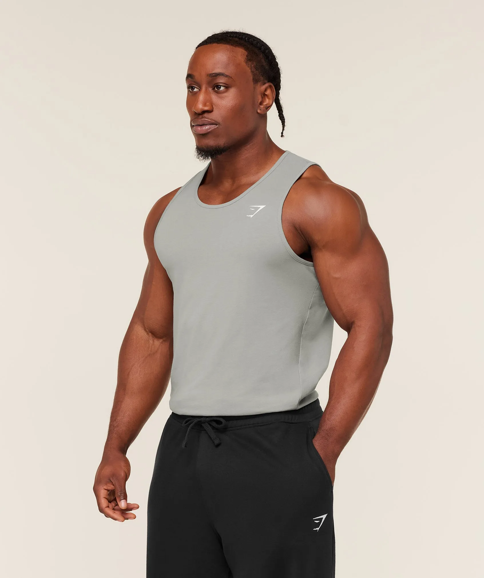 Gymshark Critical Tank - Smokey Grey sold by Gymshark product image thumbnail 3
