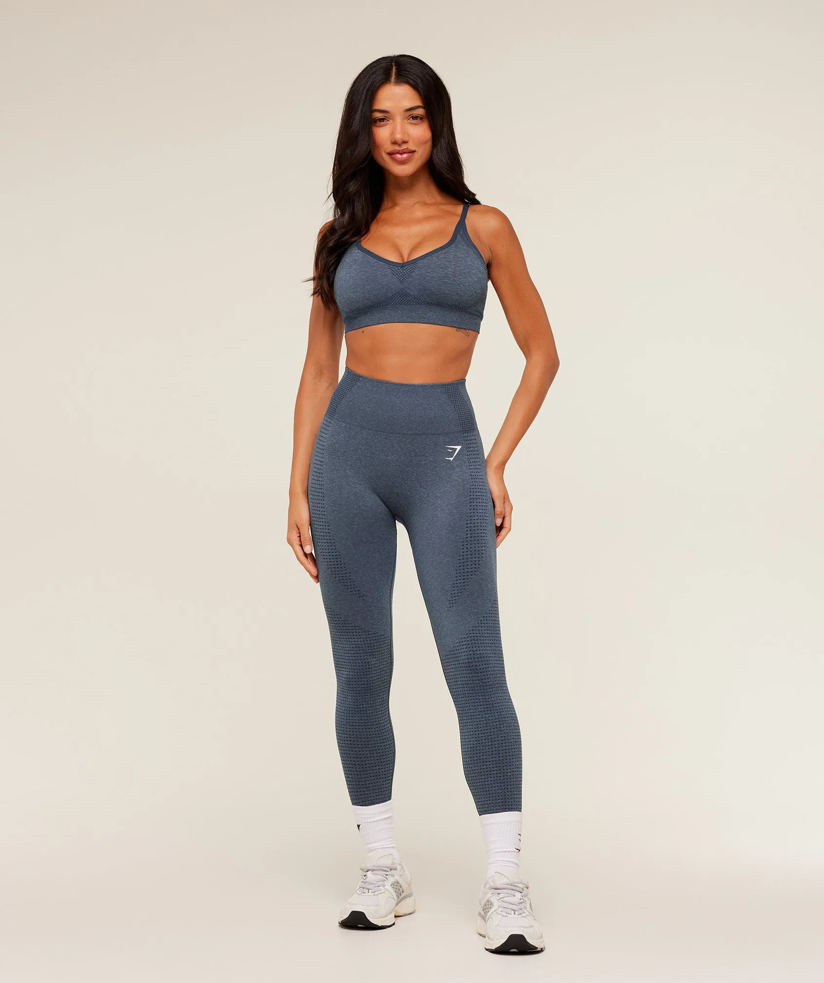 Gymshark Vital Leggings - GS Stealth Blue/ Marl sold by Gymshark product image thumbnail 4