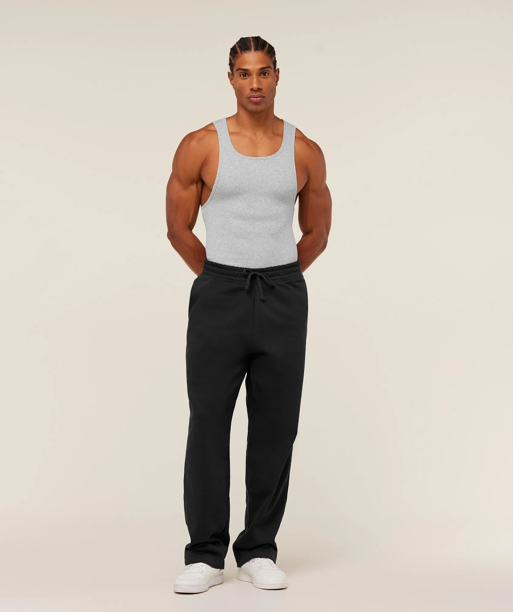 Gymshark Ribbed Tank 1PK - Light Grey Core Marl sold by Gymshark product image thumbnail 4