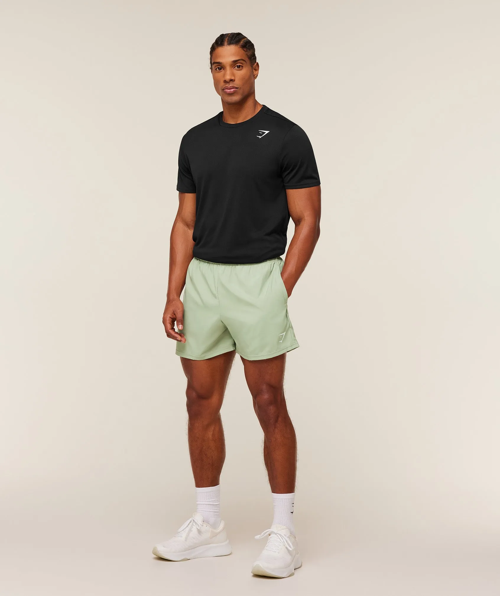 Gymshark Arrival 5" Shorts - GS Haze Green sold by Gymshark product image thumbnail 4