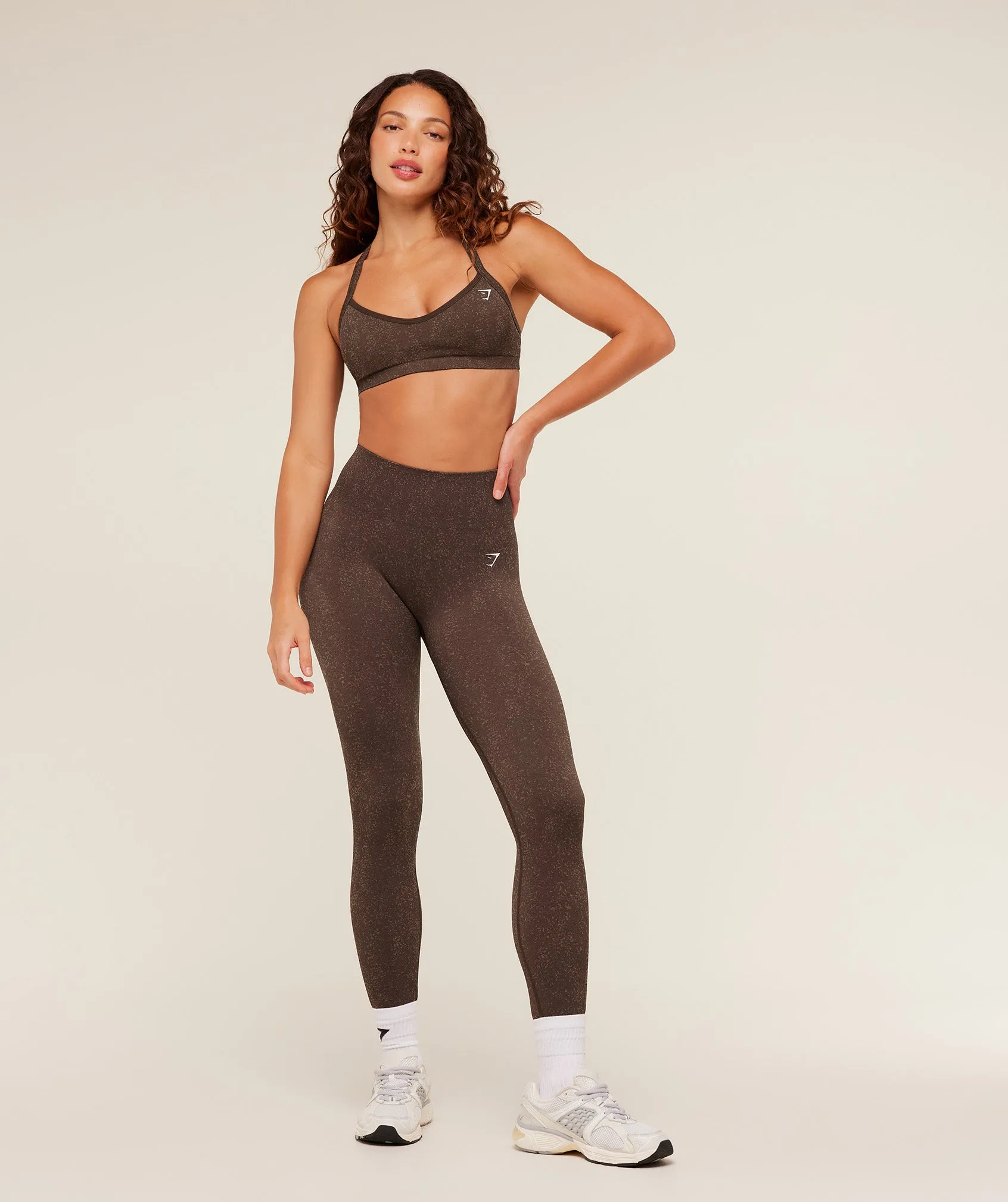 Gymshark Adapt Fleck x Whitney Leggings - Archive Brown/Lifestyle Brown sold by Gymshark product image thumbnail 4