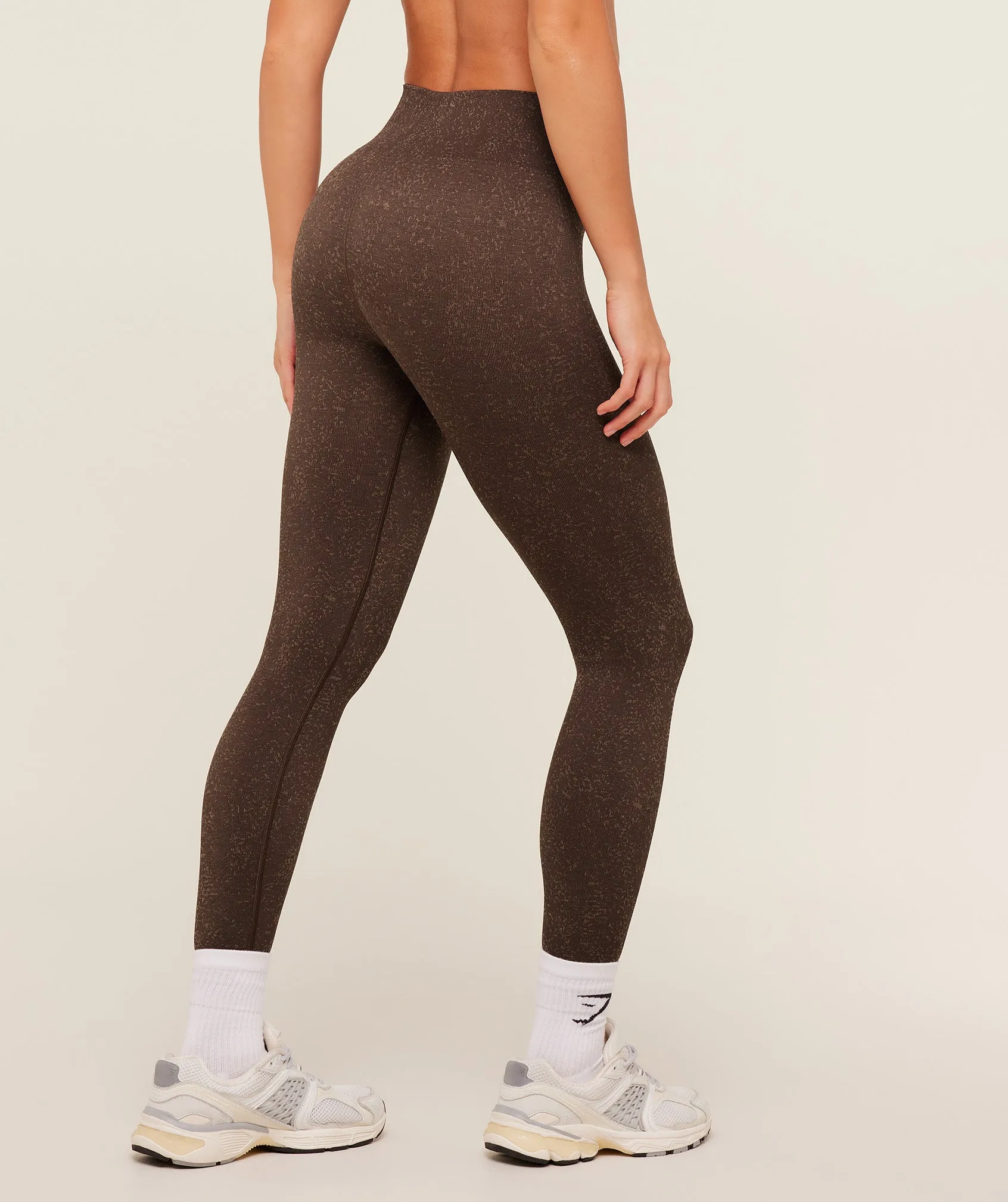 Gymshark Adapt Fleck x Whitney Leggings - Archive Brown/Lifestyle Brown sold by Gymshark product image thumbnail 2