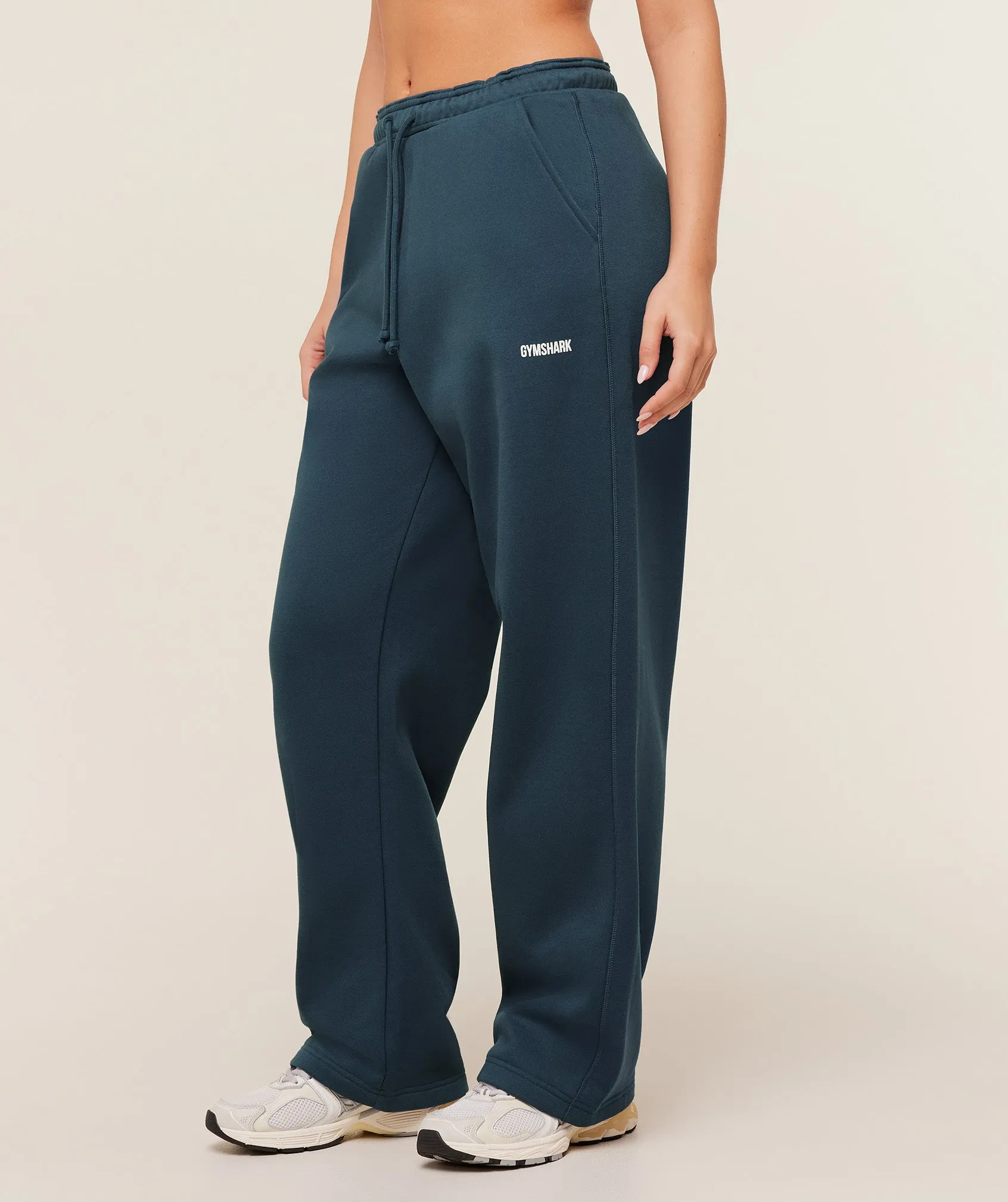 Gymshark Cosy Luxe Straight Leg Regular Joggers - GS Stealth Blue sold by Gymshark product image thumbnail 3