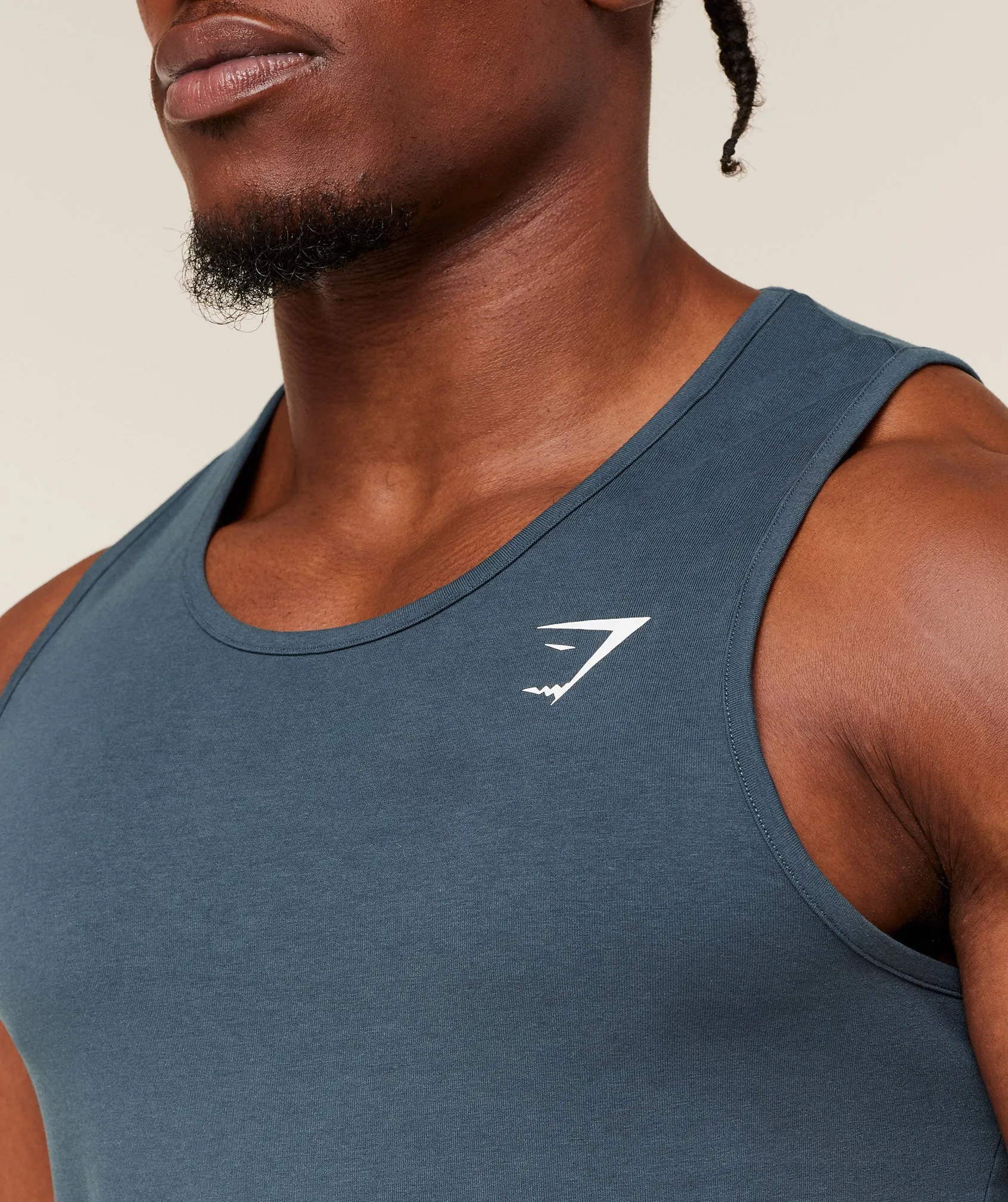 Gymshark Critical Tank - GS Stealth Blue sold by Gymshark product image thumbnail 5