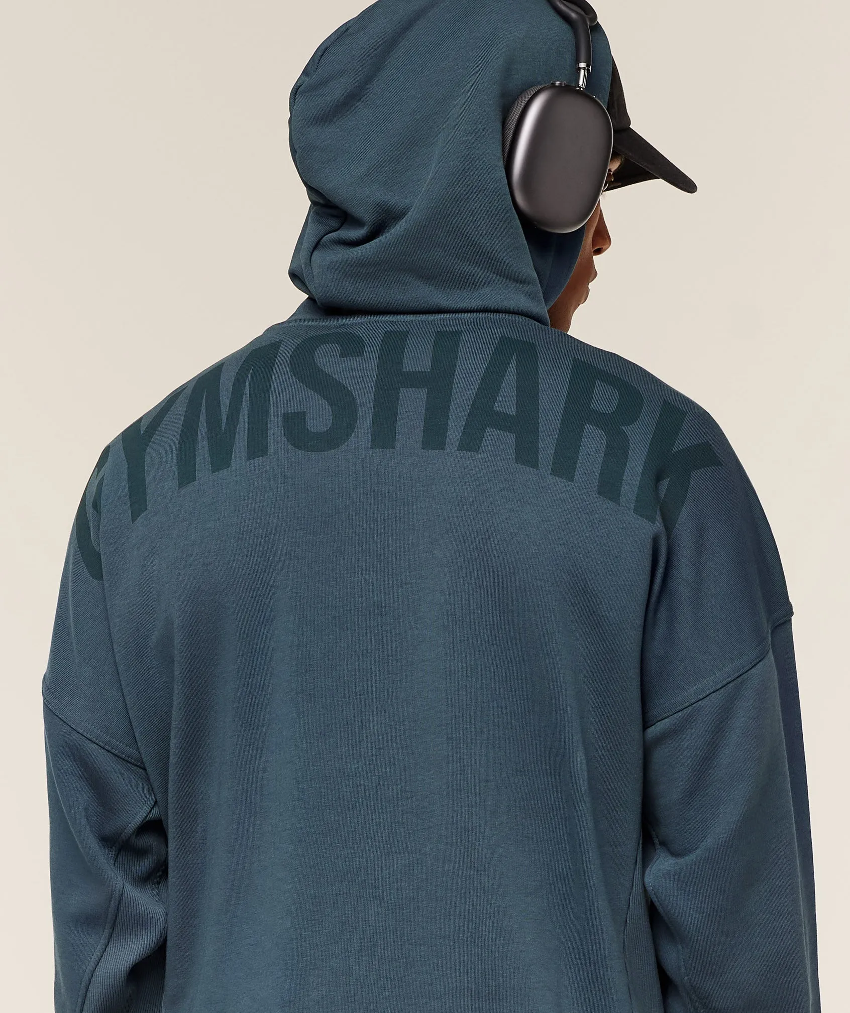 Gymshark Power Hoodie - GS Stealth Blue sold by Gymshark product image thumbnail 5