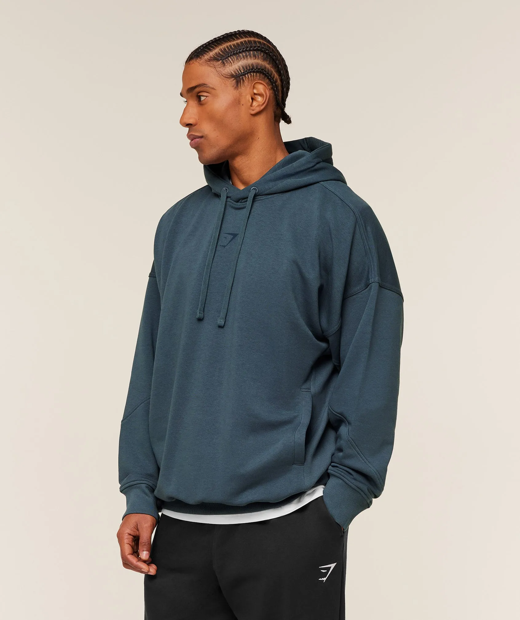 Gymshark Power Hoodie - GS Stealth Blue sold by Gymshark product image thumbnail 3
