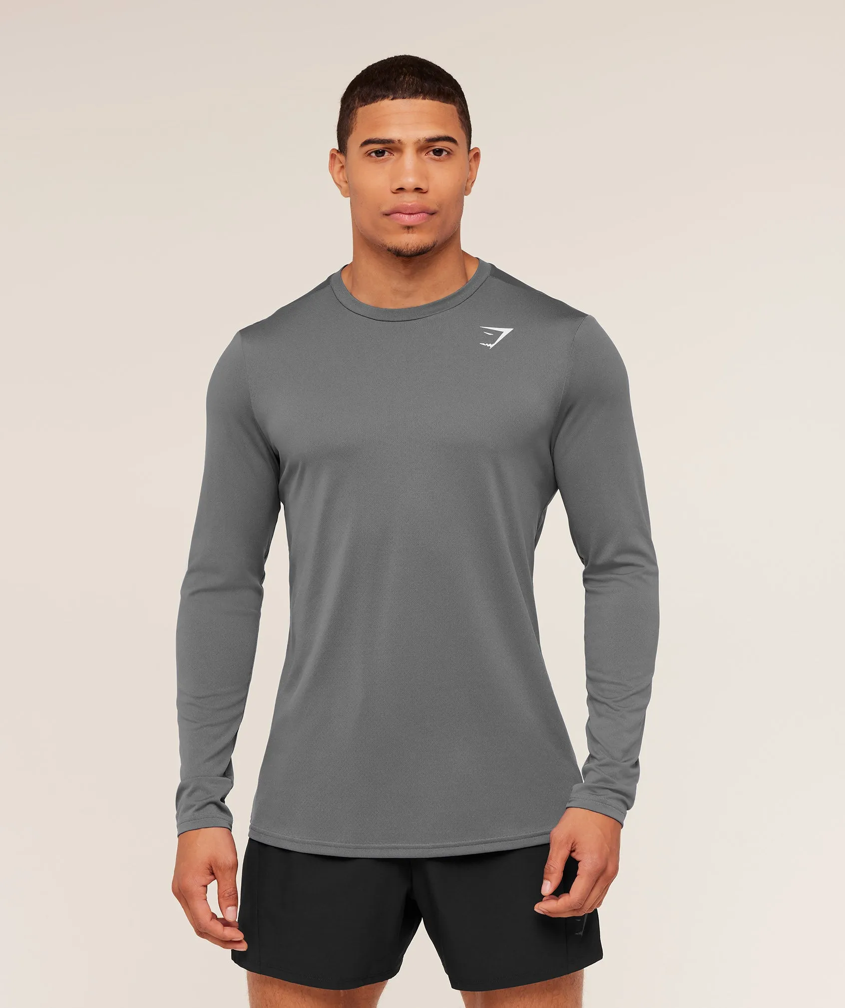 Gymshark Arrival Long Sleeve T-Shirt - Silhouette Grey sold by Gymshark product image thumbnail 4
