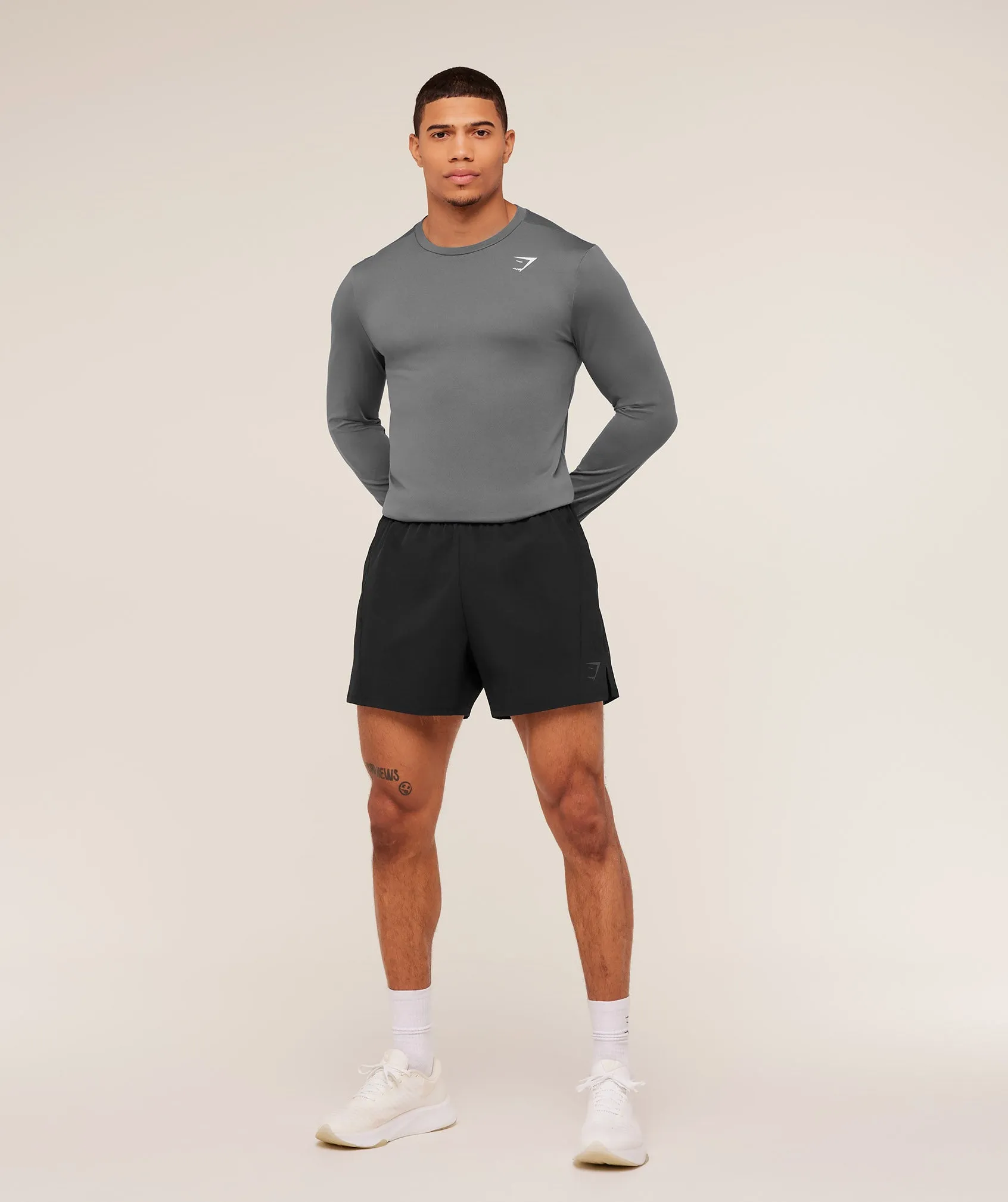 Gymshark Arrival Long Sleeve T-Shirt - Silhouette Grey sold by Gymshark product image thumbnail 5