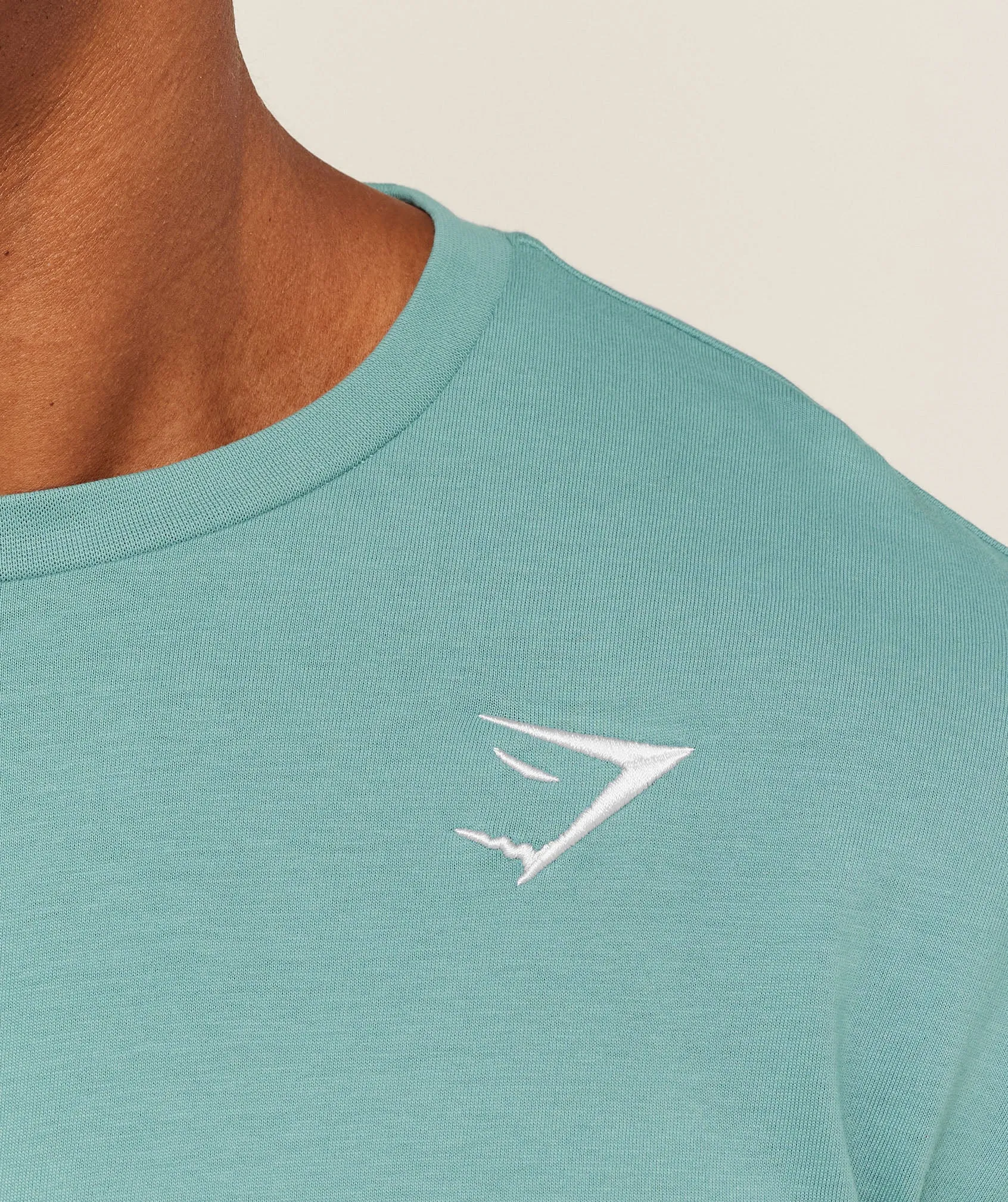 Gymshark Crest T-Shirt - GS Storm Blue sold by Gymshark product image thumbnail 5