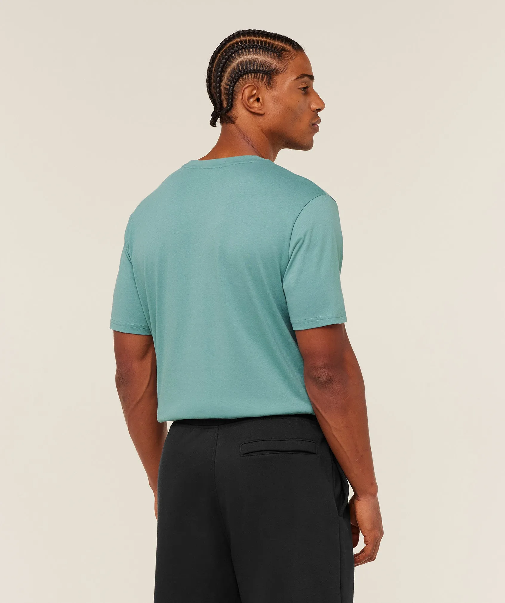 Gymshark Crest T-Shirt - GS Storm Blue sold by Gymshark product image thumbnail 2