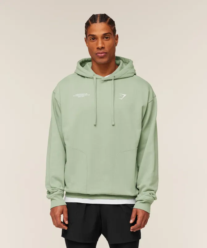 Gymshark Conditioning Club Hoodie - GS HAZE GREEN/GS WHITE made by Gymshark