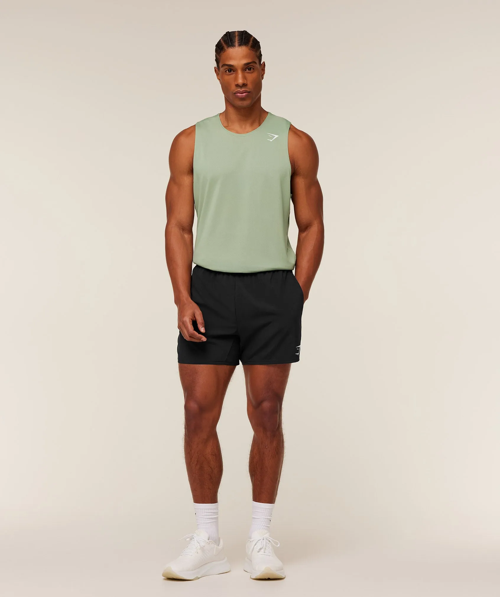 Gymshark Arrival Tank - GS Haze Green sold by Gymshark product image thumbnail 4