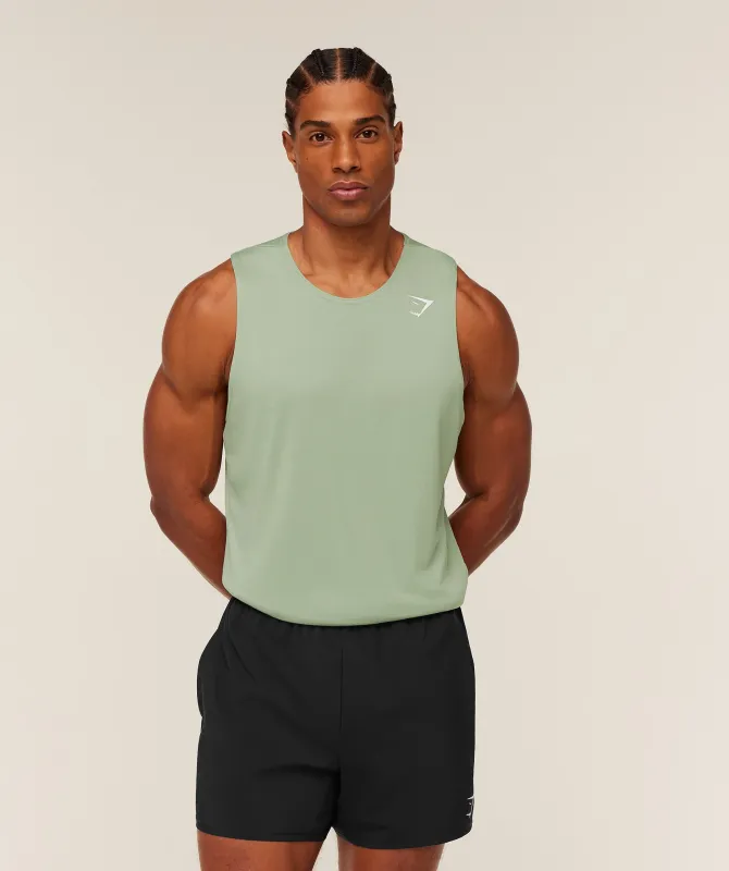 Gymshark Arrival Tank - GS Haze Green sold by Gymshark