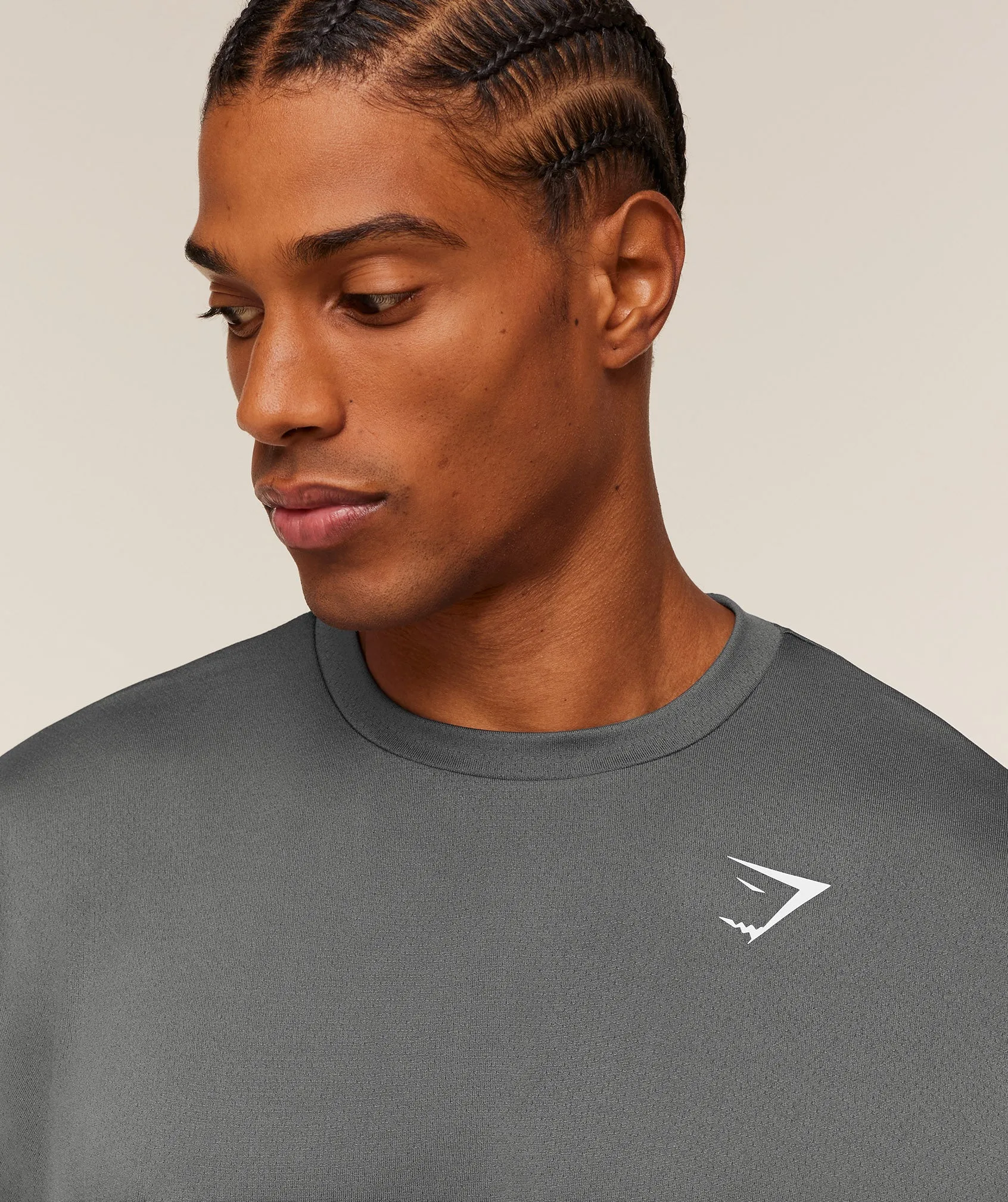 Gymshark Arrival Oversized Long Sleeve T-Shirt - Silhouette Grey sold by Gymshark product image thumbnail 5