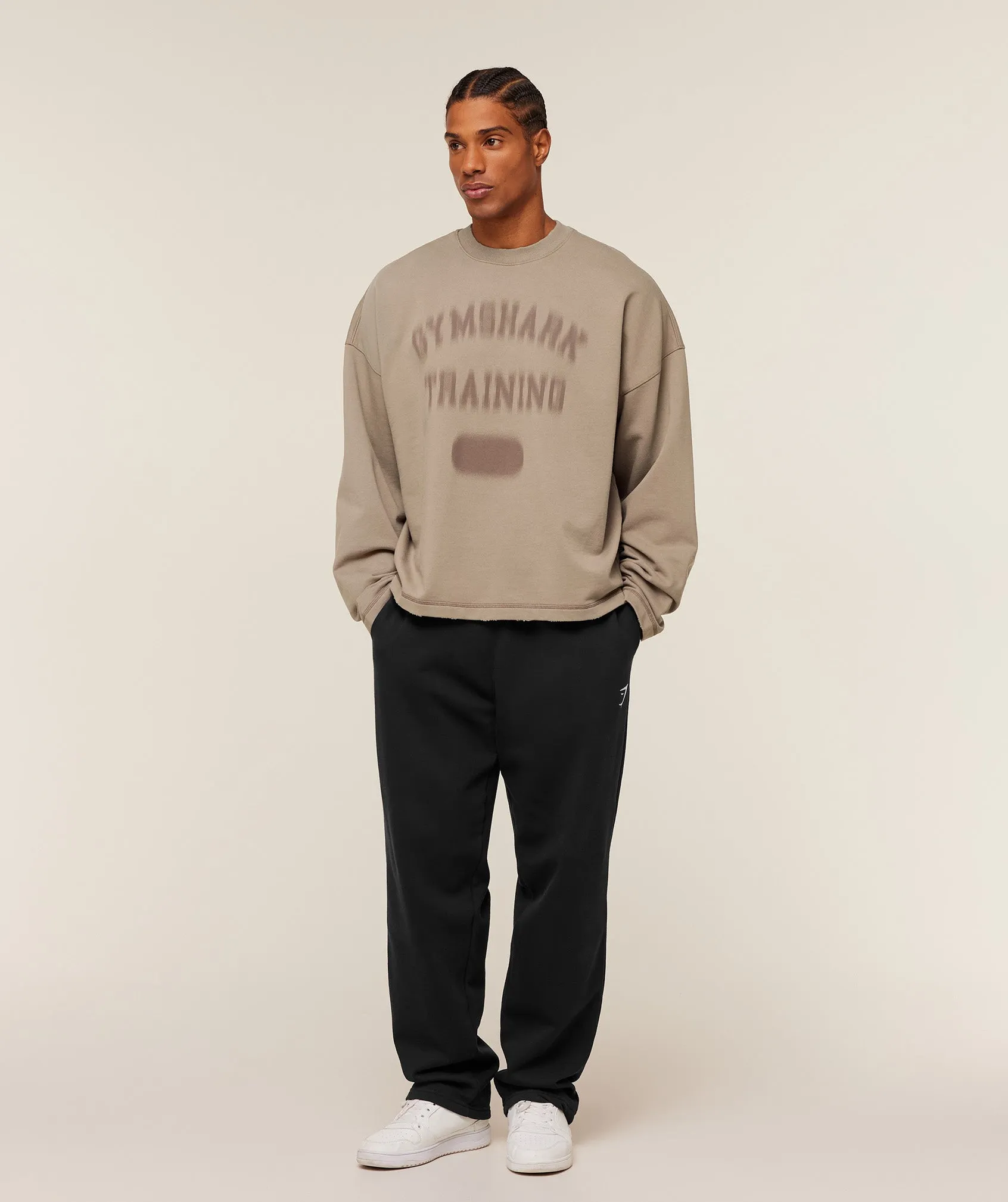 Gymshark Re-Rack Crew Neck Pullover - Lifestyle Brown sold by Gymshark product image thumbnail 4