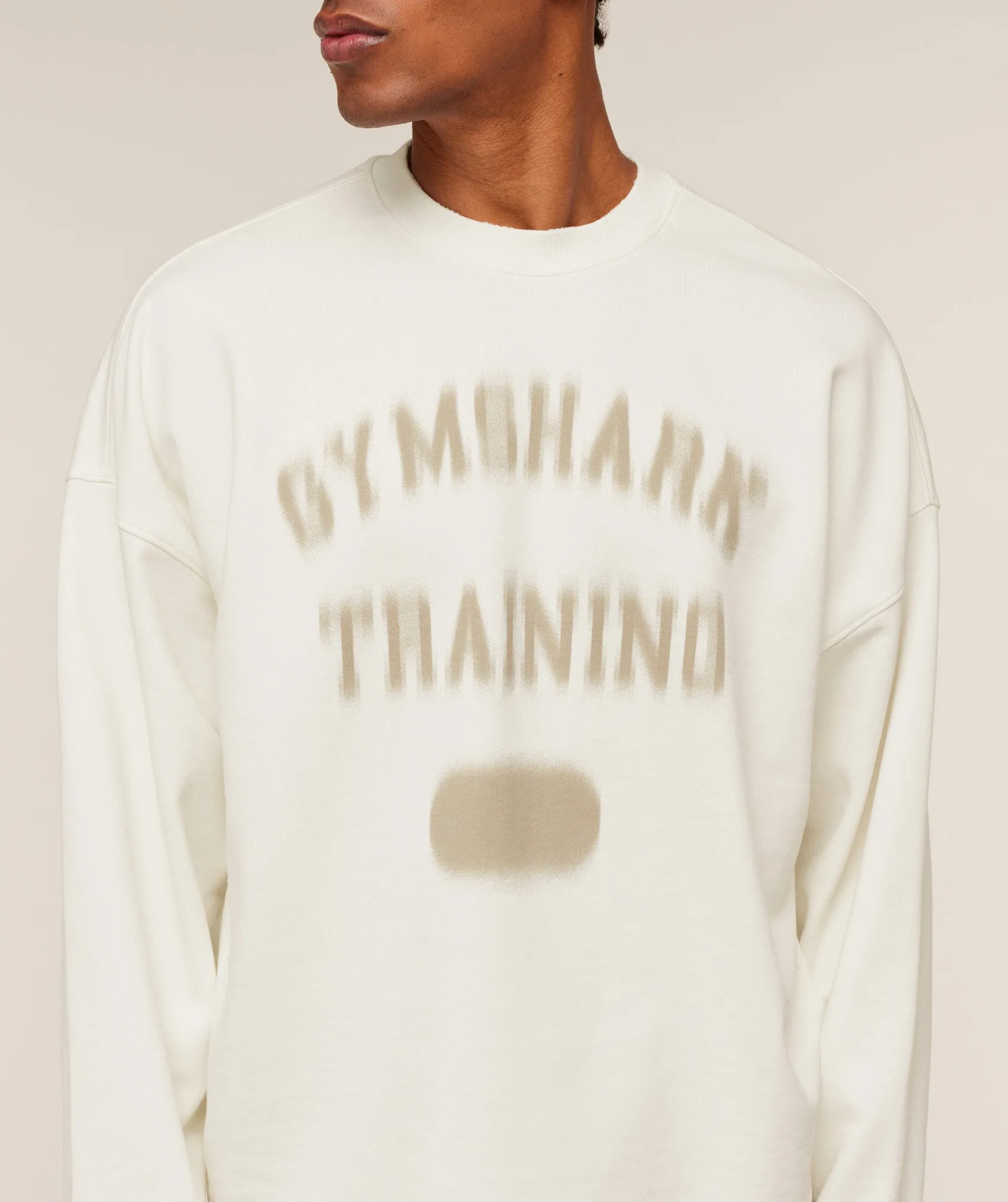 Gymshark Re-Rack Crew Neck Pullover - GS Soft White sold by Gymshark product image thumbnail 5