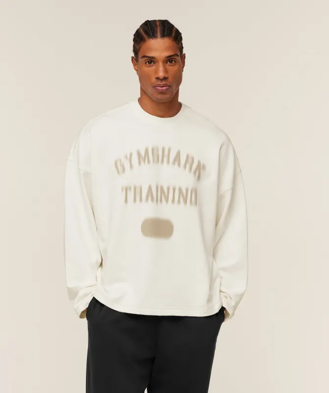 Gymshark Re-Rack Crew Neck Pullover - GS Soft White sold by Gymshark