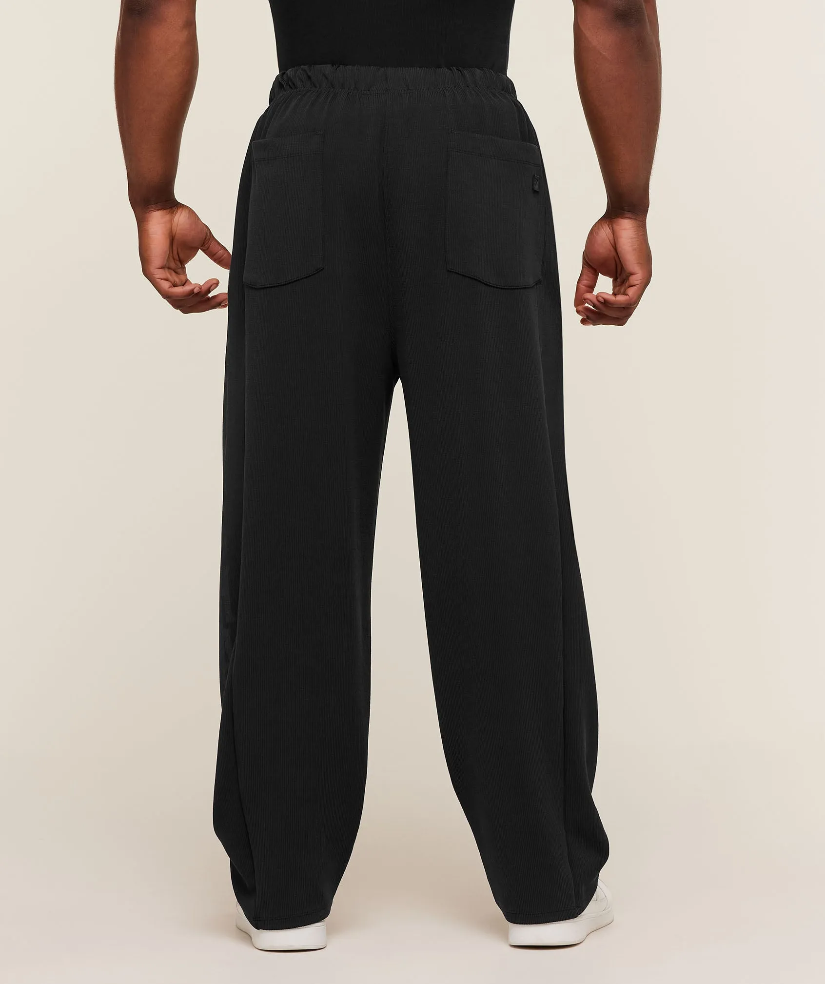 Gymshark Straight Leg Tracksuit Pant - Black sold by Gymshark product image thumbnail 2