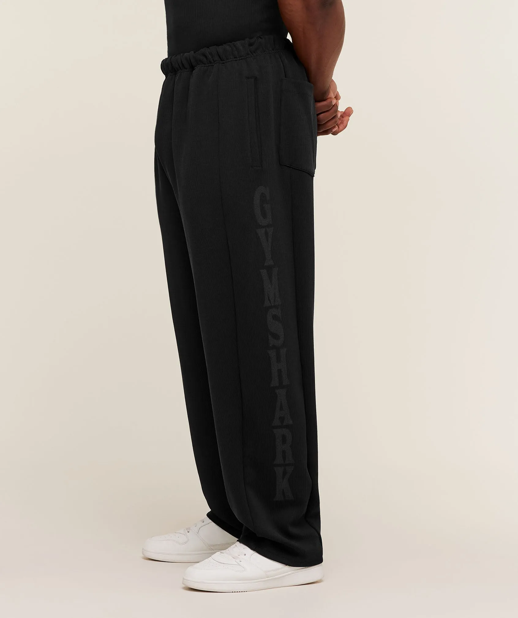 Gymshark Straight Leg Tracksuit Pant - Black sold by Gymshark