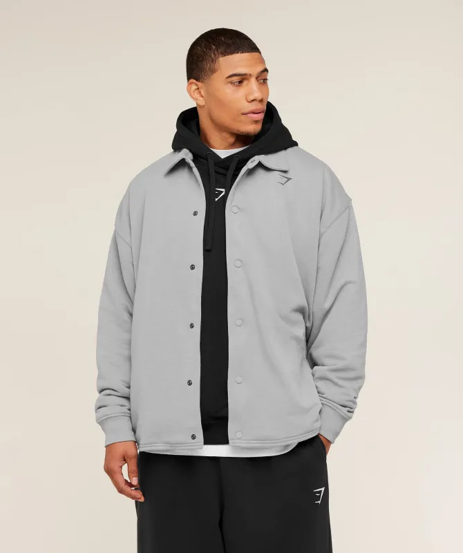 Gymshark Power Coach Jacket - Smokey Grey made by Gymshark