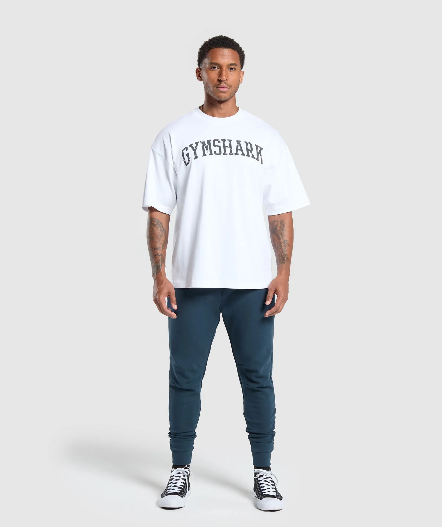 Gymshark Rest Day Knit Joggers - Navy sold by Gymshark product image thumbnail 4