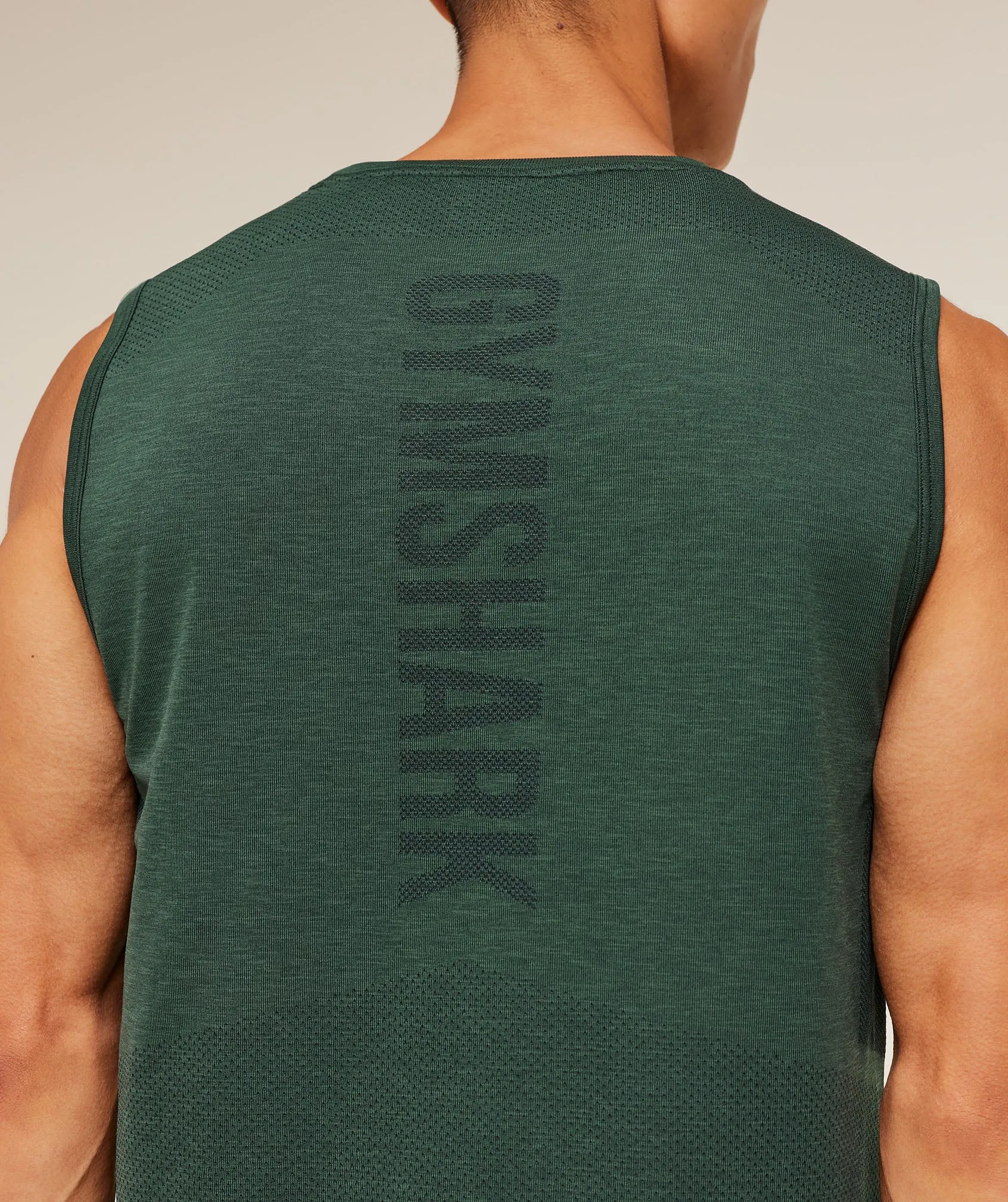 Gymshark Lightweight Seamless Tank - GS Victory Green/ Marl sold by Gymshark product image thumbnail 5