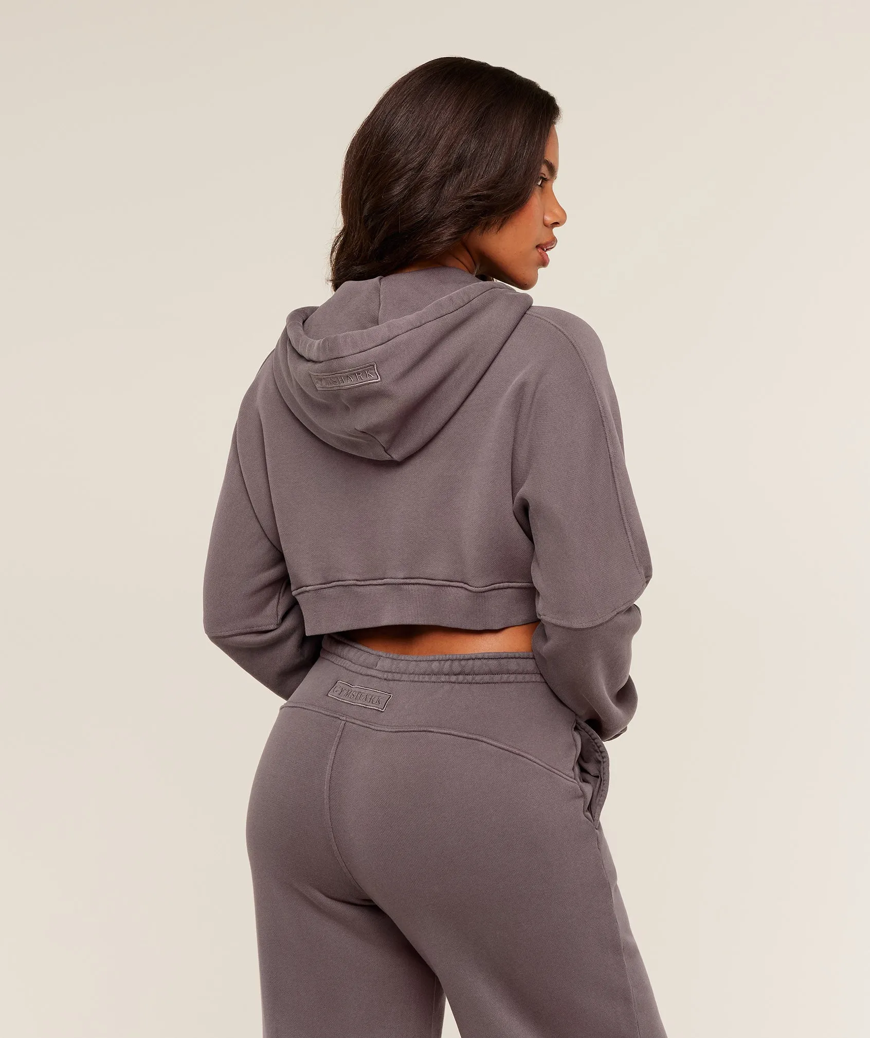 Gymshark Pump Zip Through Hoodie - GS Cool Brown/WASH sold by Gymshark product image thumbnail 2